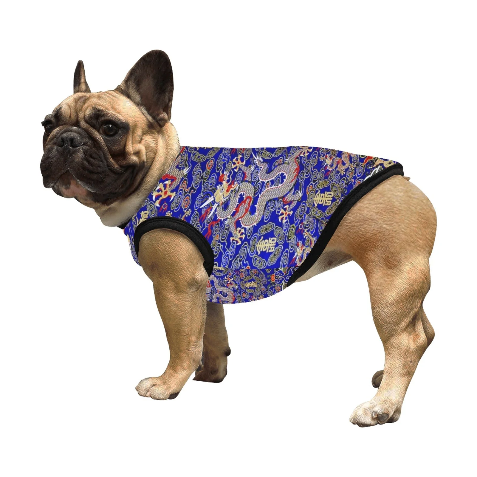 Blue Imperial Dragon Tank Top - Image 2