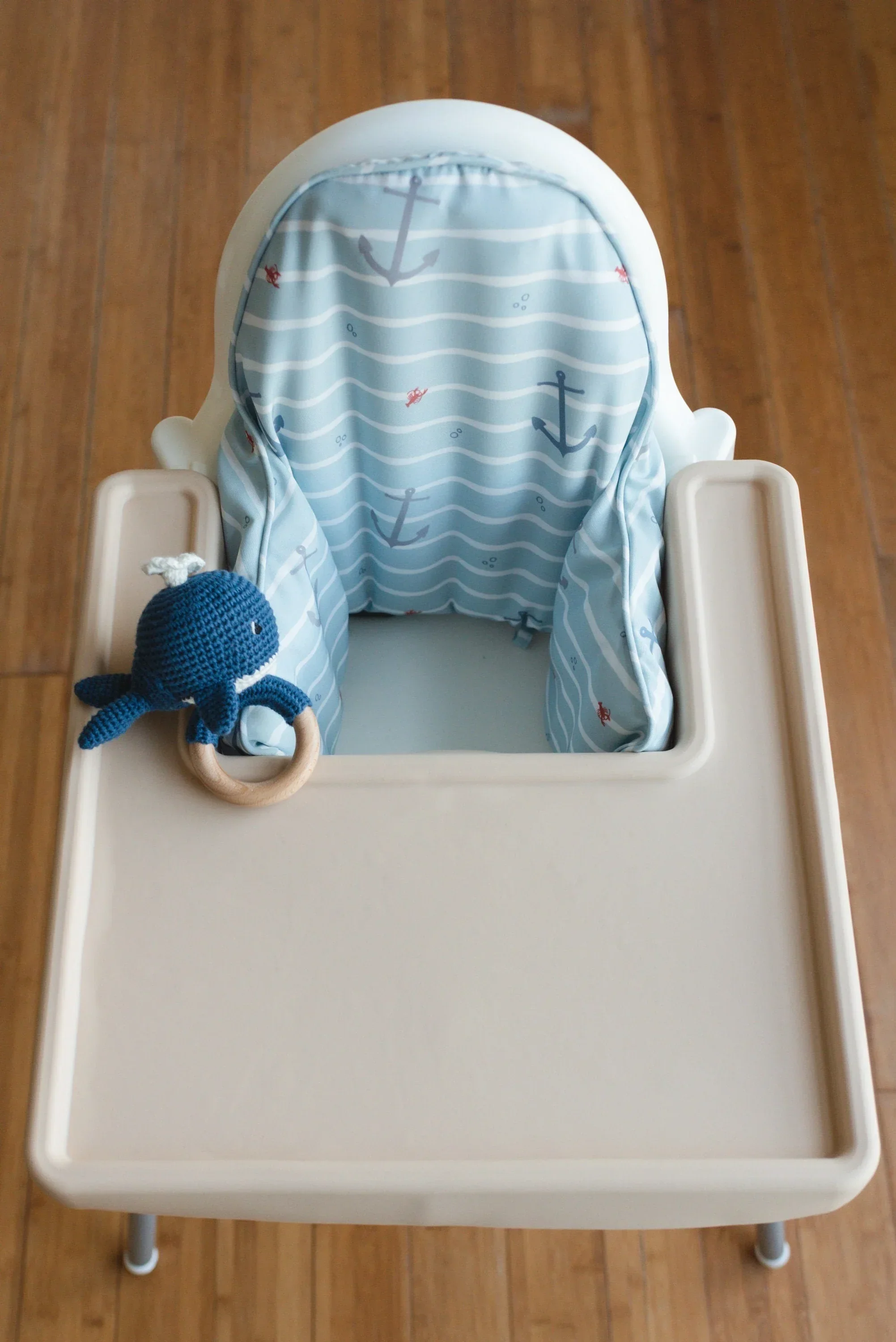 Blue Nautical IKEA Antilop Cushion Cover - Image 3