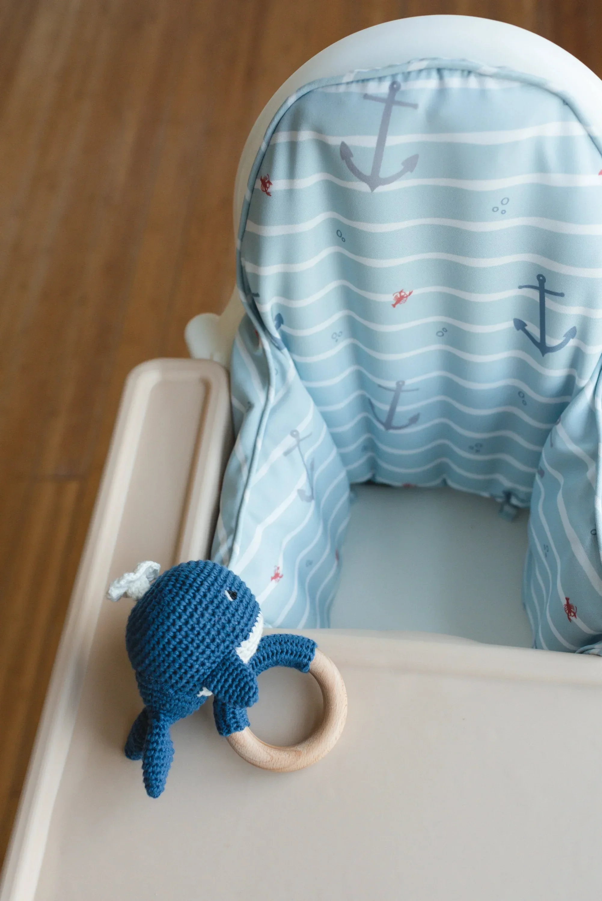 Blue Nautical IKEA Antilop Cushion Cover - Image 4