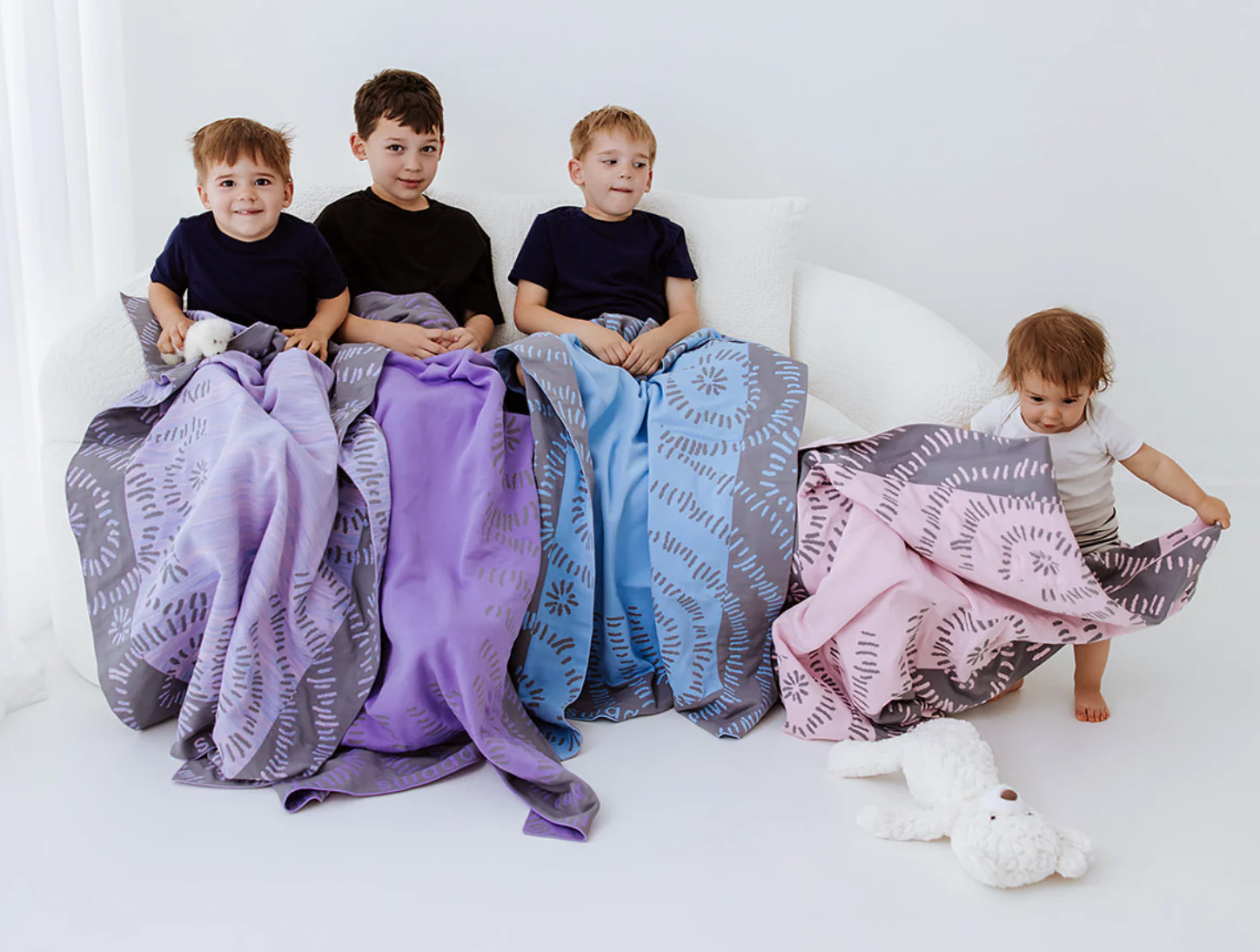 Blue Swaddelini Blanket - Image 3