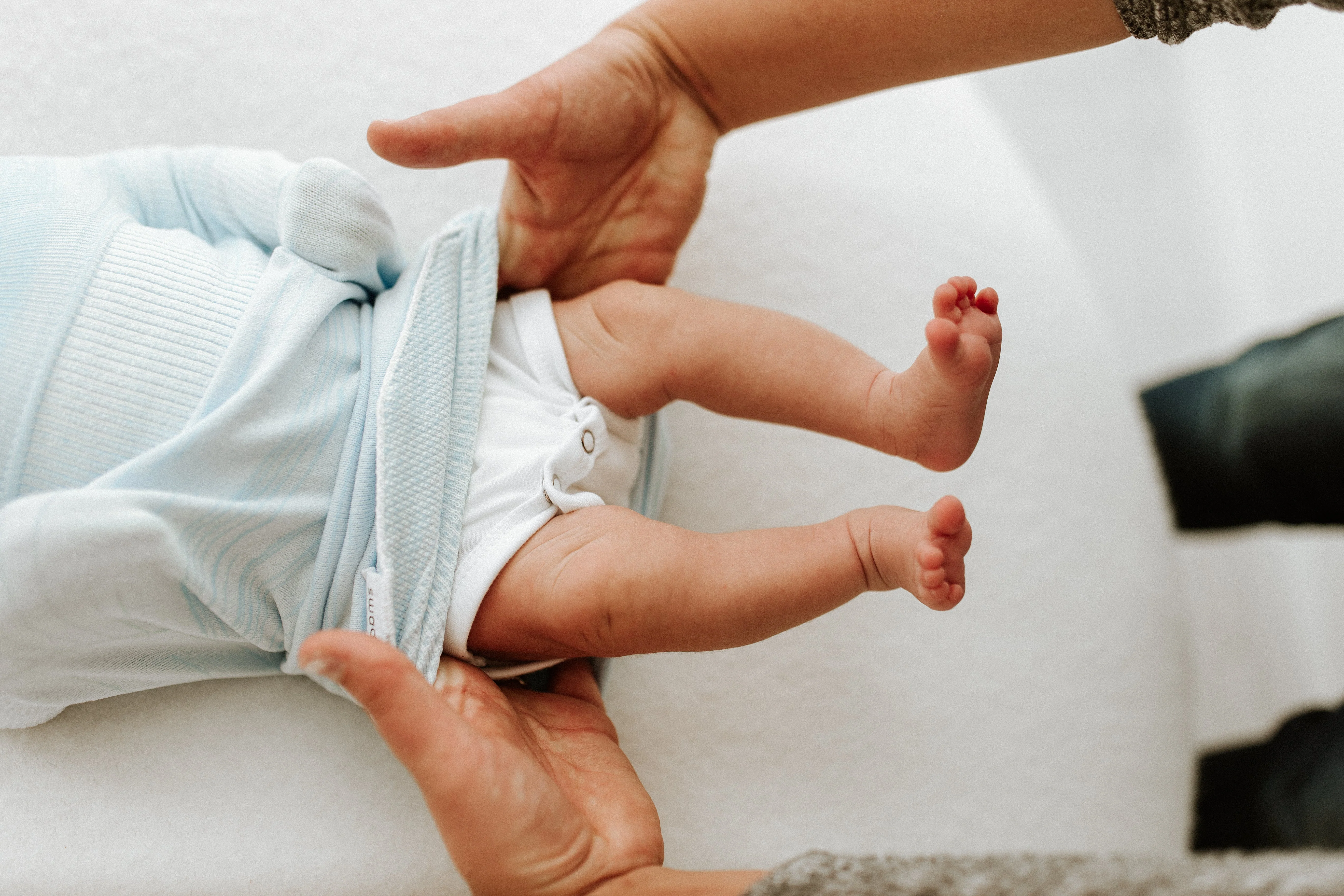 Blue Swaddle Sleep Sack - Image 3