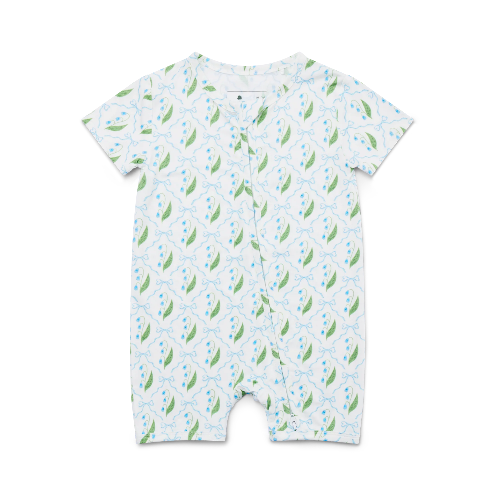 Bluebell Bows Short Sleeve & Shorts Bamboo Sleeper - Image 2