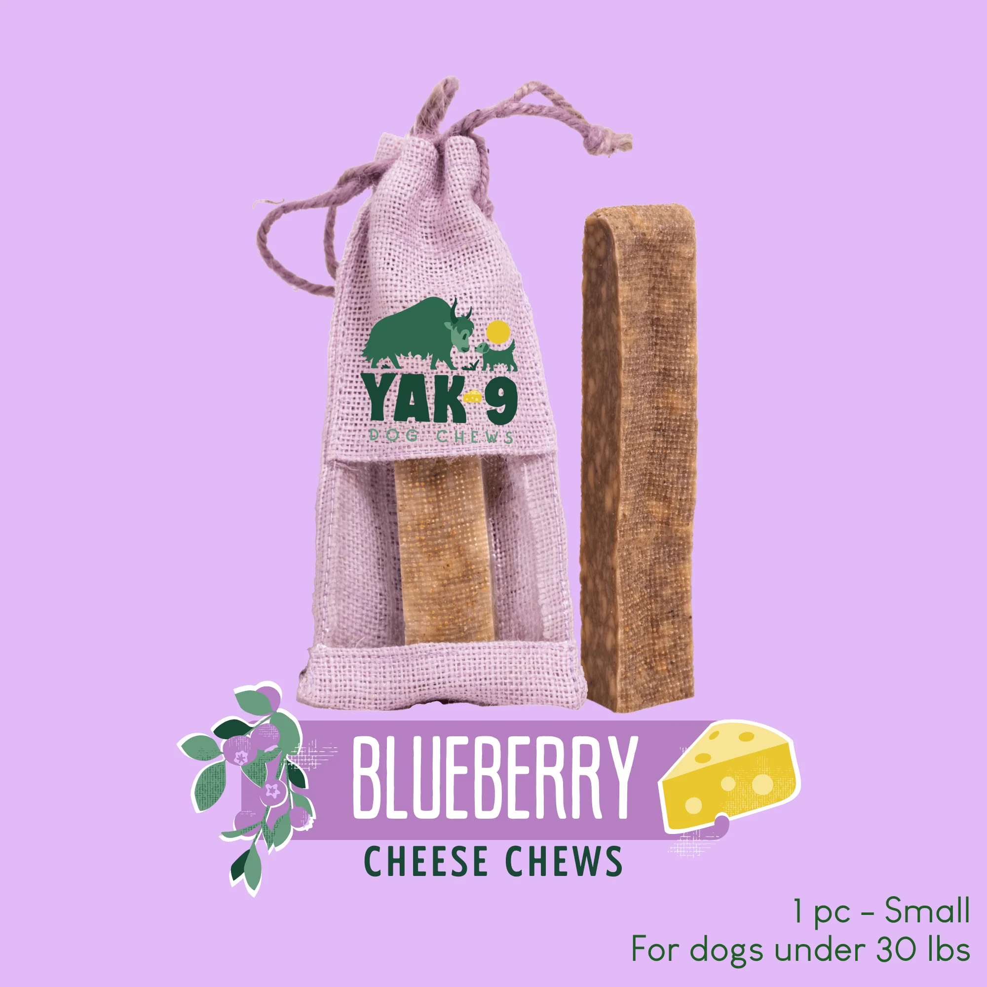 Blueberry Cheese Chews for Dogs - Image 24