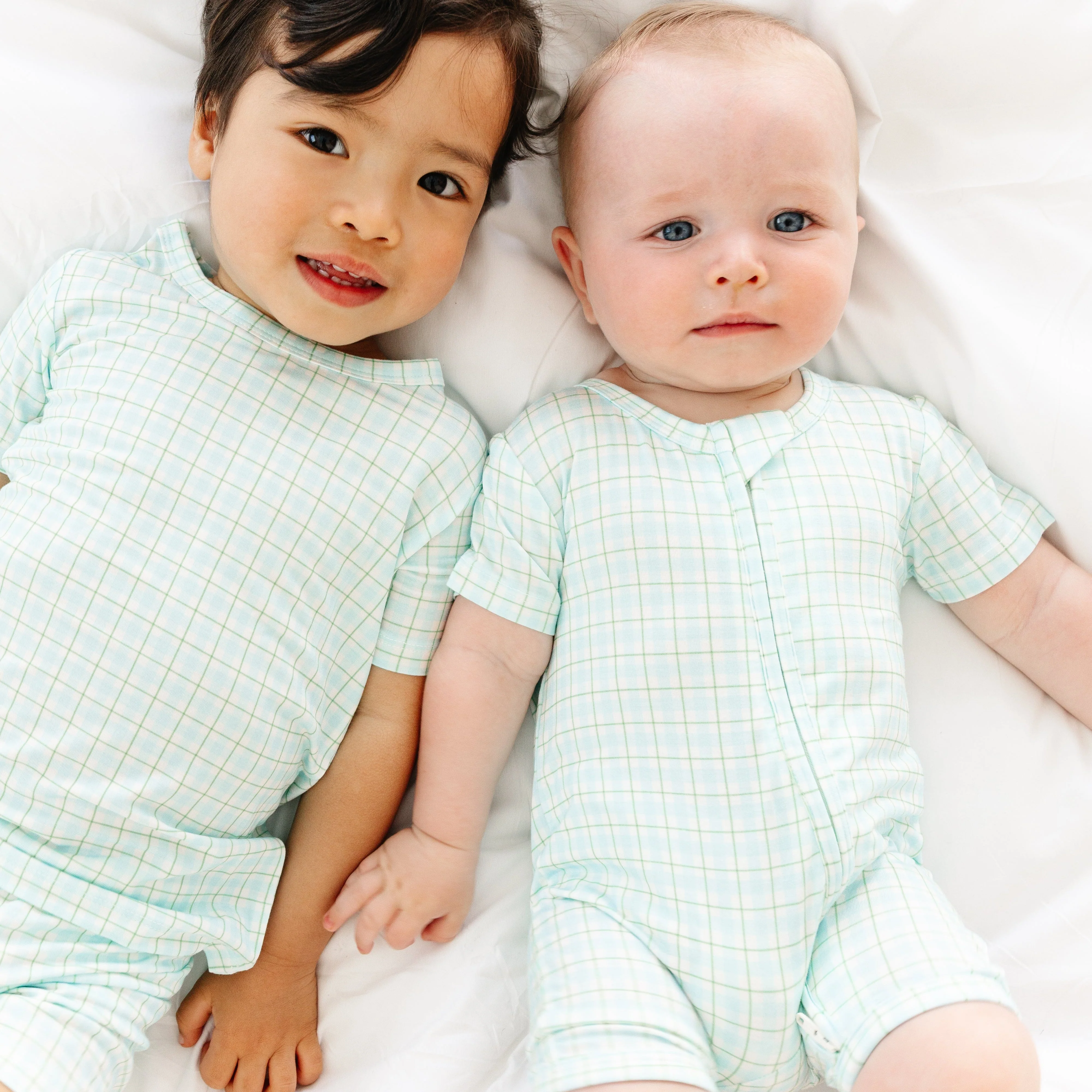 Bluegrass Picnic Short Sleeve & Shorts Bamboo Toddler Pajama Set - Image 5