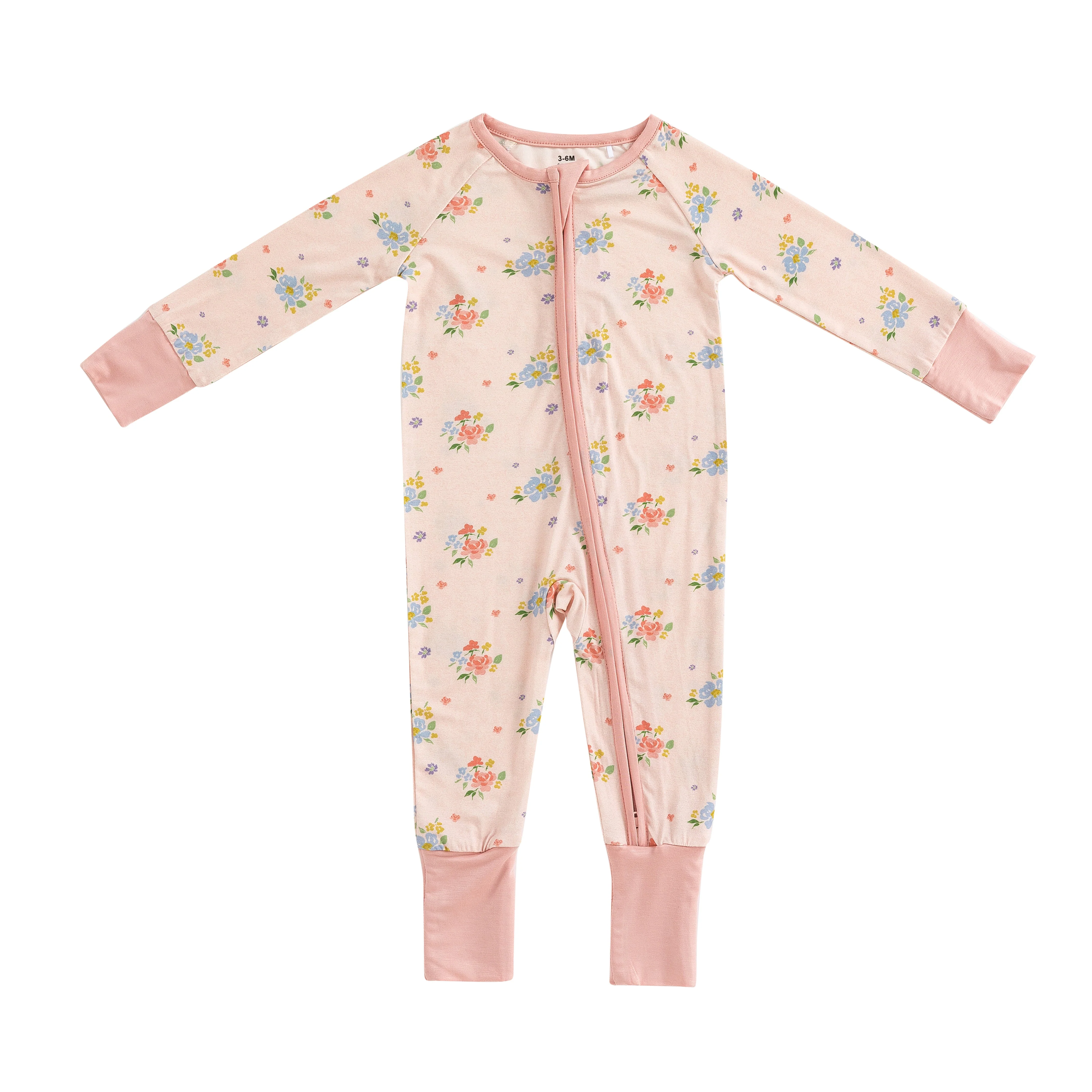 Blush Bloom (Convertible Zip Footies) - Image 2