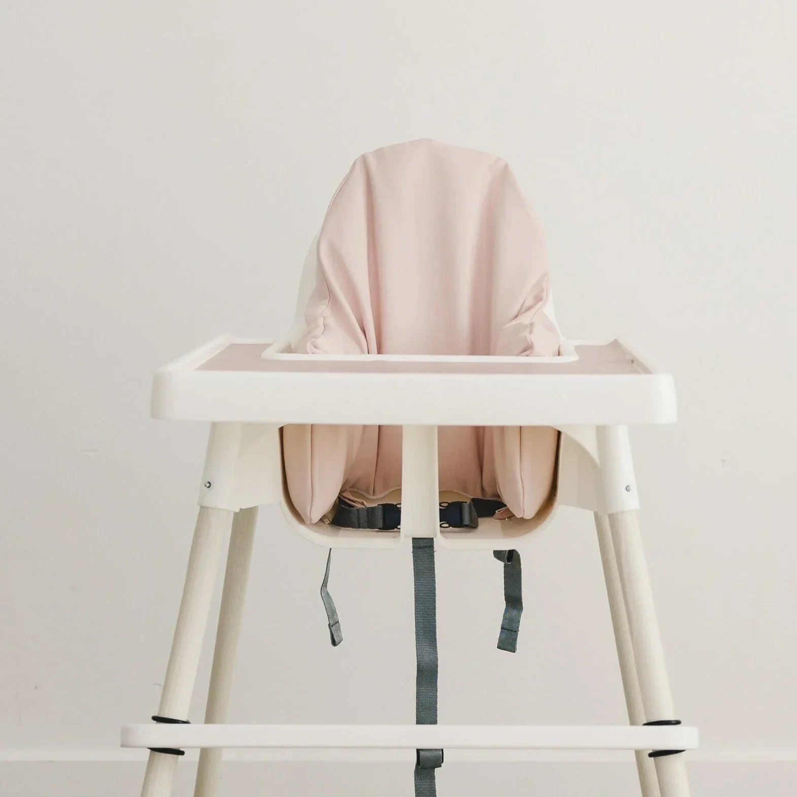 Blush Pink Vegan Leather IKEA Antilop Cushion Cover - Image 3
