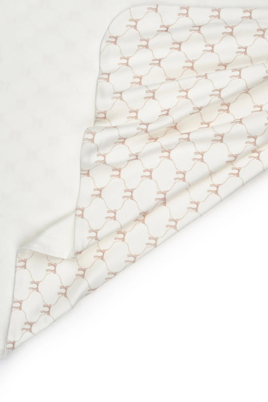 Blush Ribbon Organic Blanket - Image 3