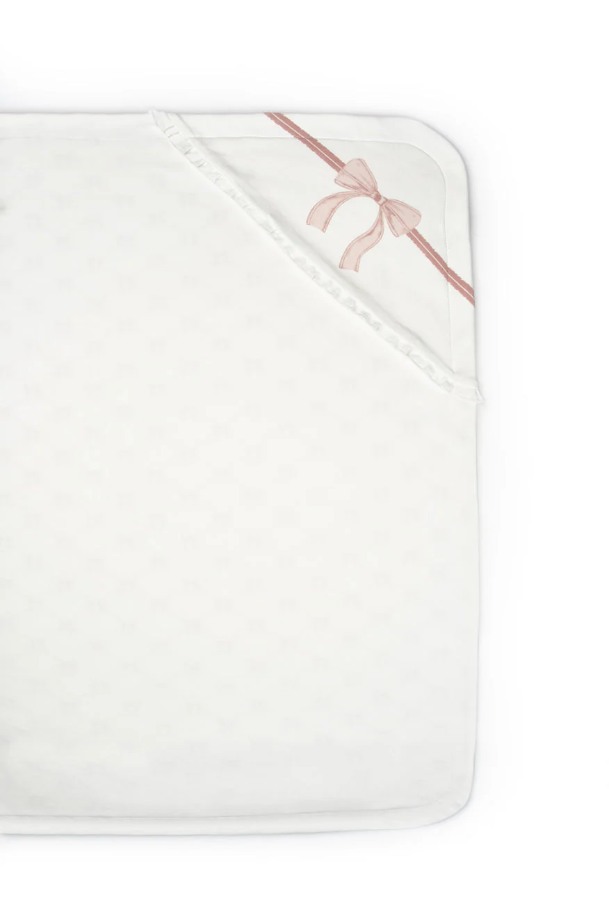 Blush Ribbon Organic Blanket - Image 4