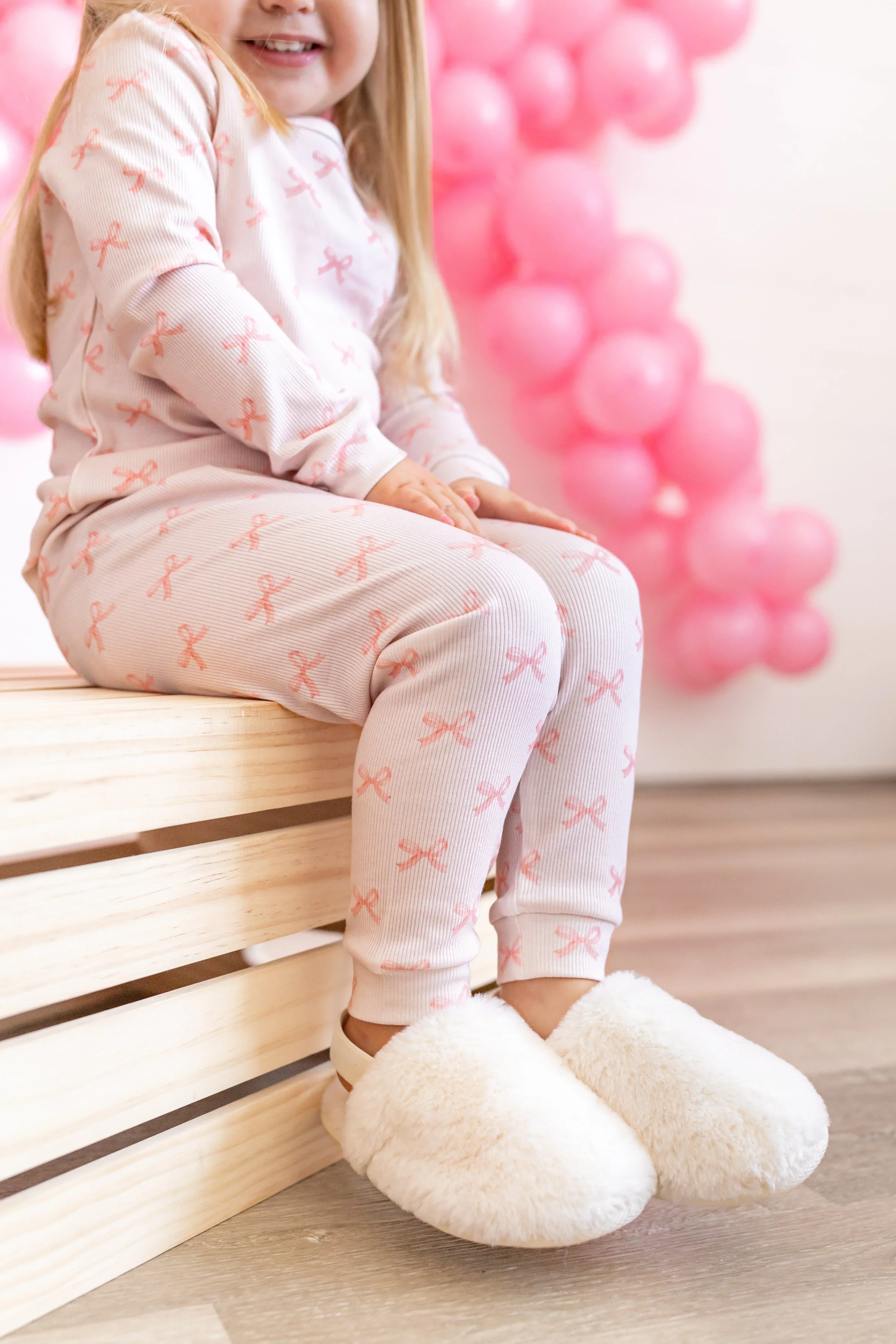 Blushing Bows 2pc Bamboo Pajamas - Image 2