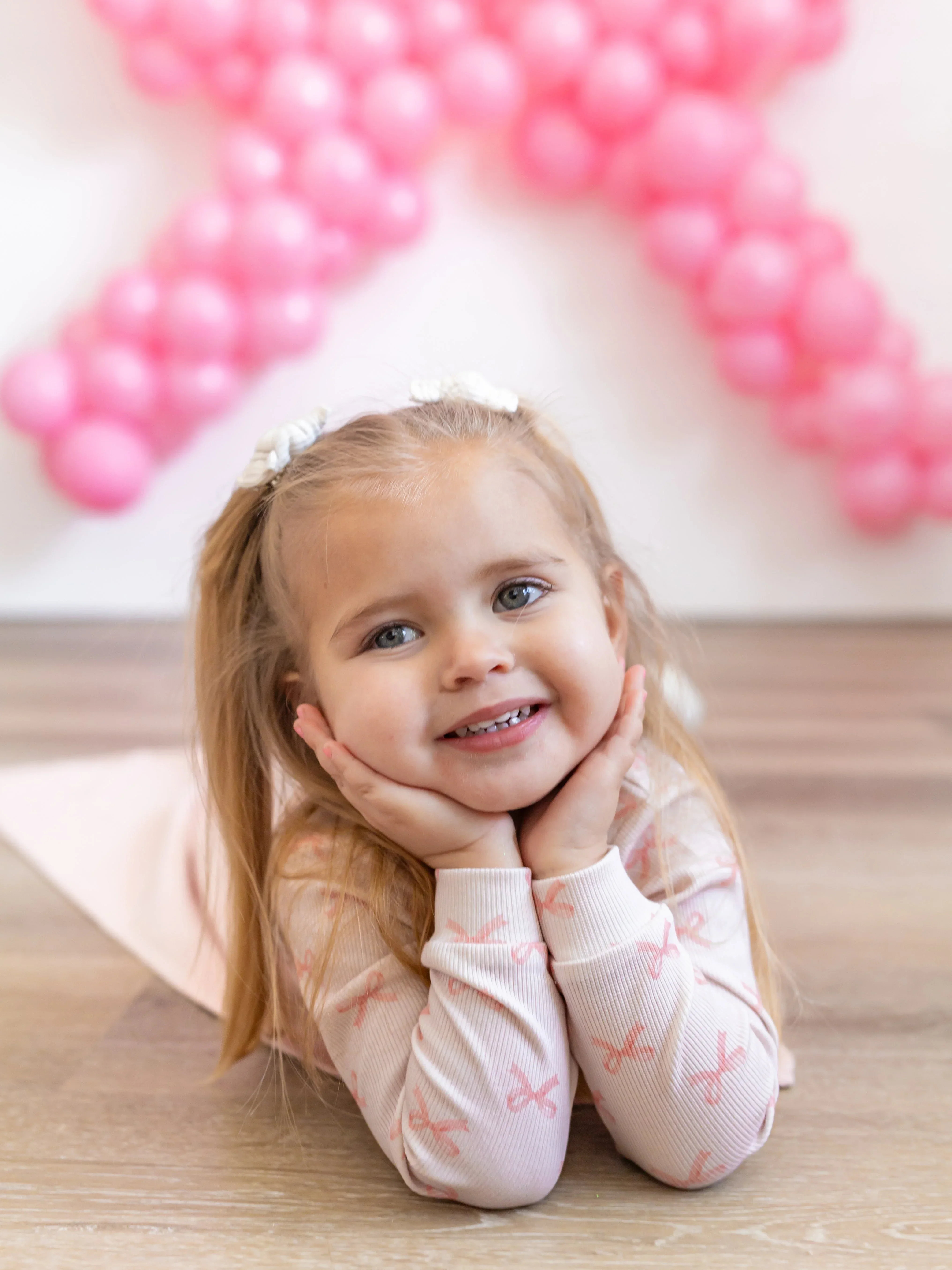 Blushing Bows 2pc Bamboo Pajamas - Image 3