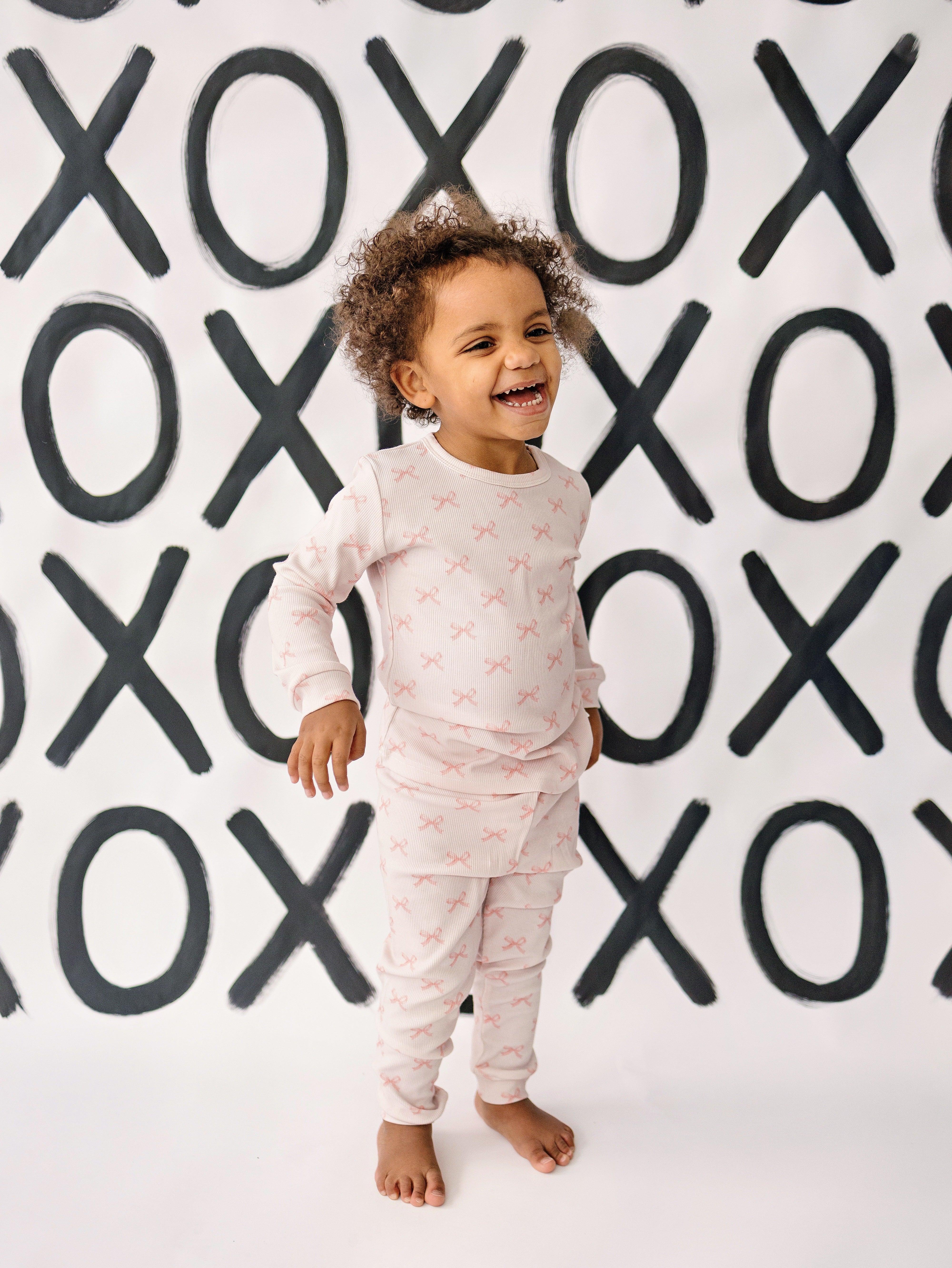 Blushing Bows 2pc Bamboo Pajamas - Image 8