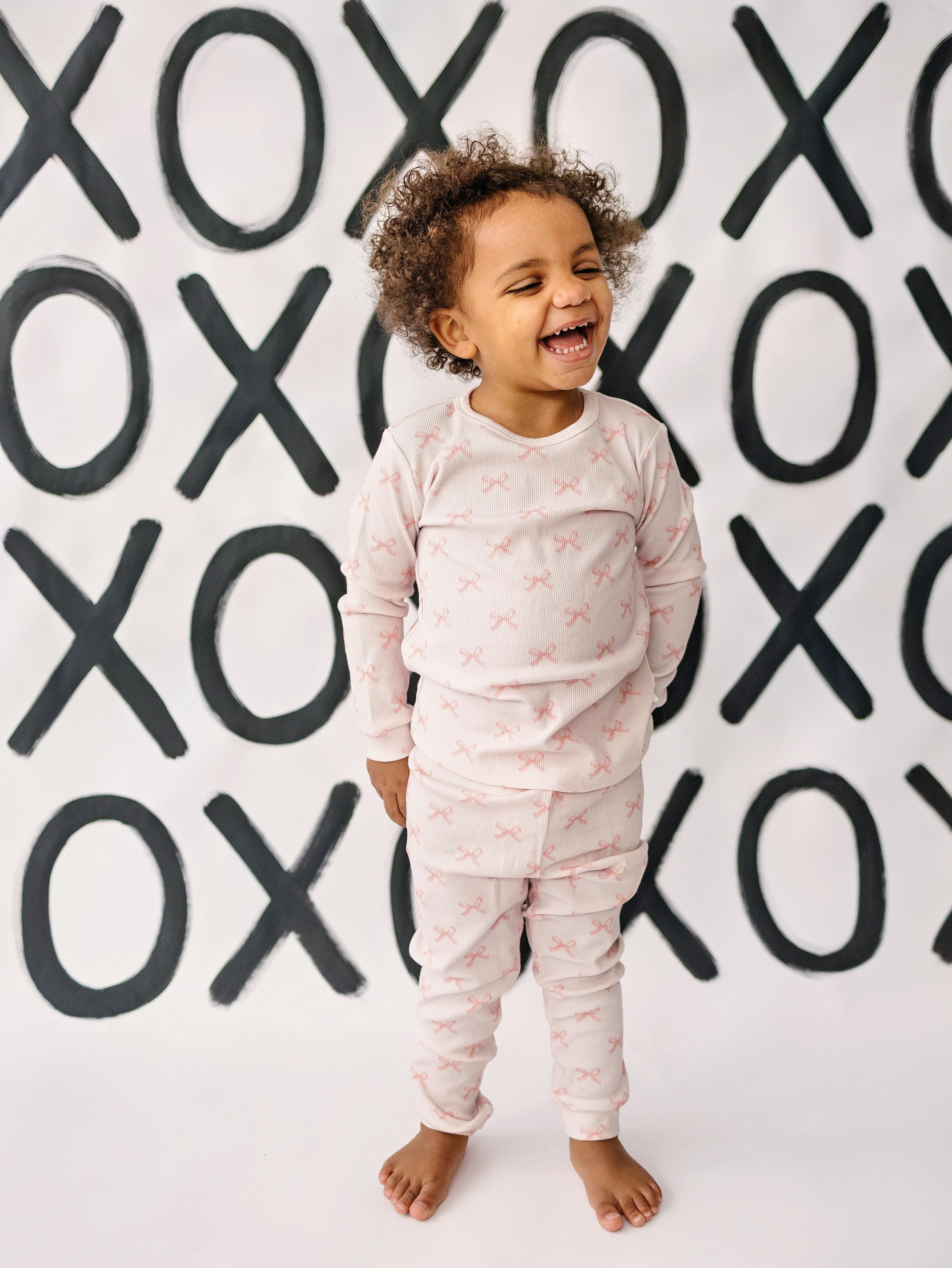 Blushing Bows 2pc Bamboo Pajamas - Image 9