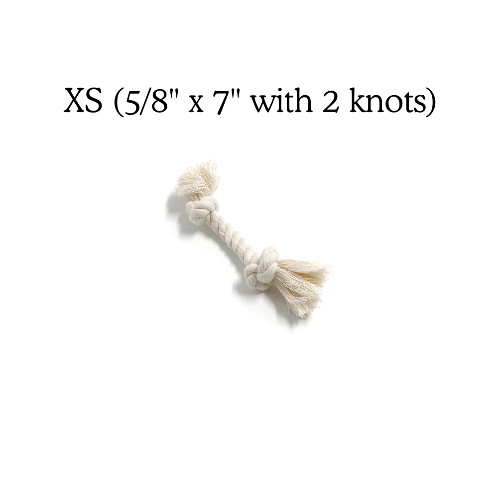 Boba & Vespa 100% Organic Cotton Rope Dog Toy - 5 Sizes - Image 13