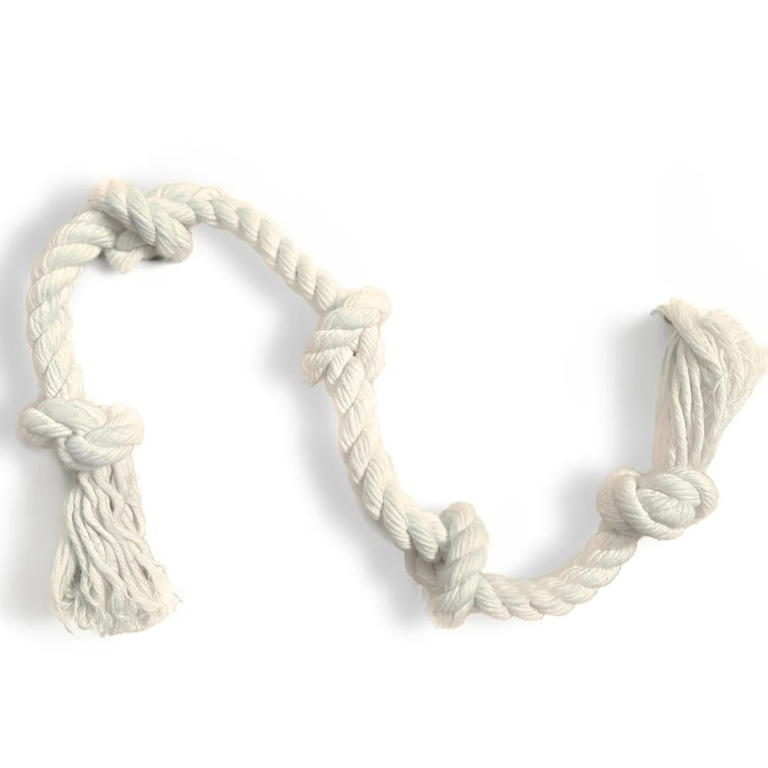 Boba & Vespa 100% Organic Cotton Rope Dog Toy - 5 Sizes - Image 8