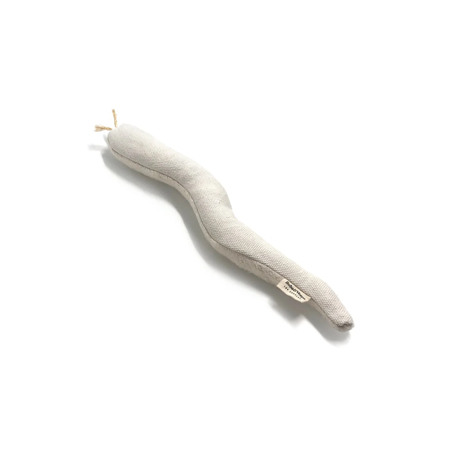 Boba & Vespa Snake Toy for Cats in Cotton with Buckwheat Crinkles and Organic Catnip
