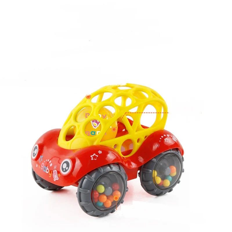Bobo Car Baby Bell Grip Soft Toy Baby Teether Hand Catch Ball - Image 5