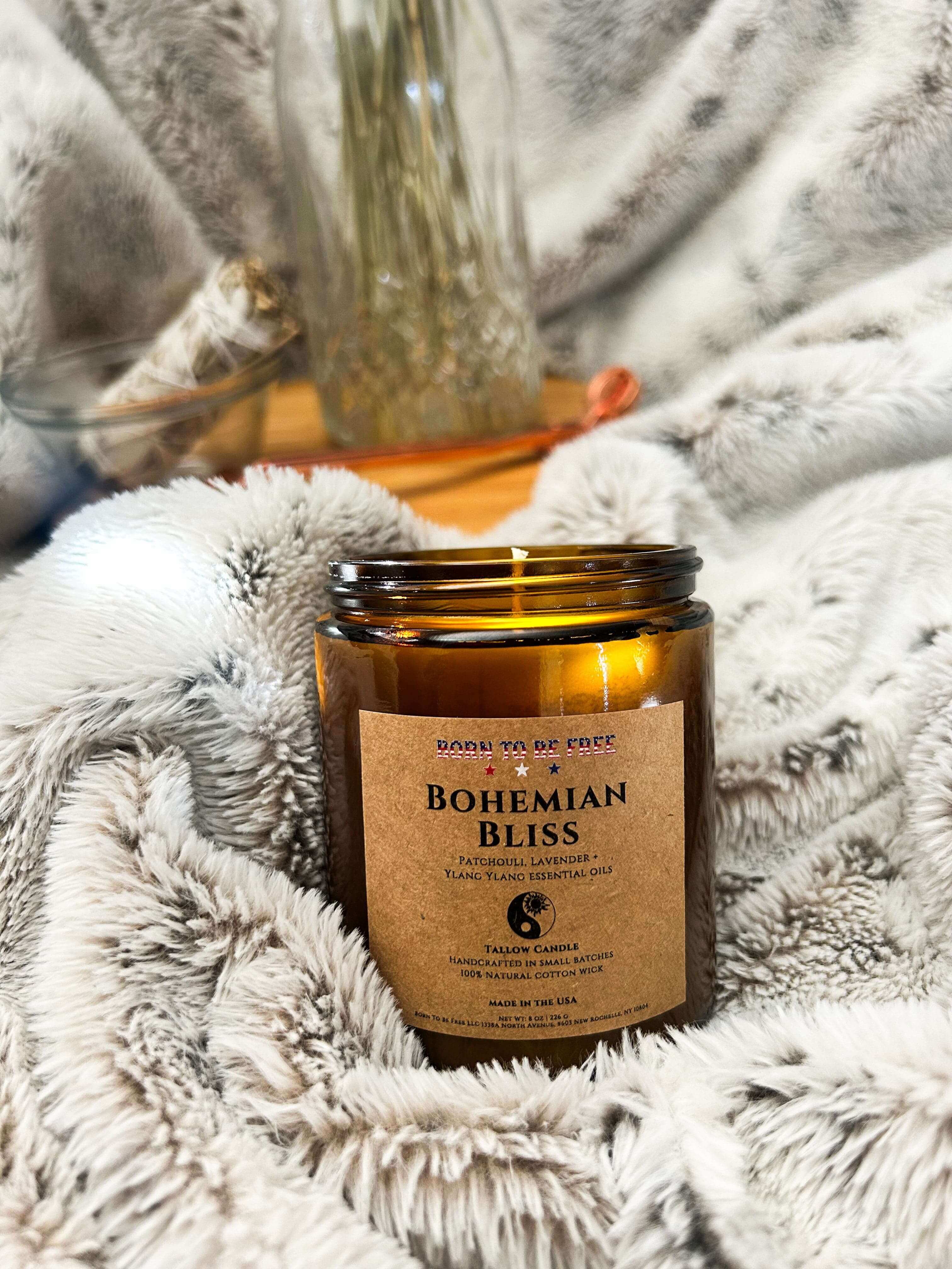 Bohemian Bliss Tallow Candle - Image 5