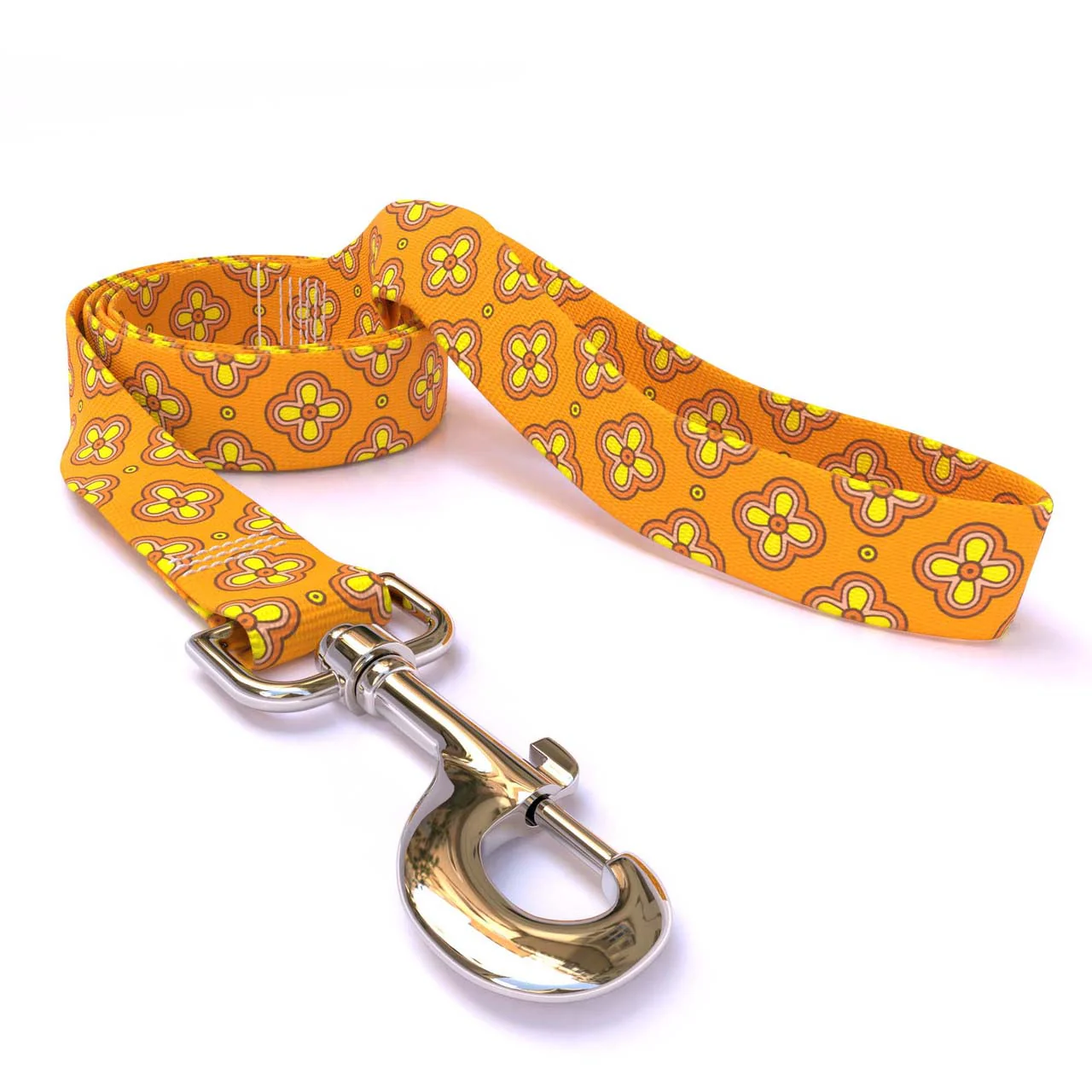 Boho Cleo Orange Dog Leash - Image 2