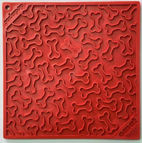 Bones eMat - Enrichment Lick Mat for Dogs and Cats | eMat Enrichment Toy for Anxiety Relief | SodaPup - Image 2