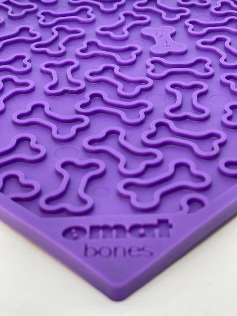 Bones eMat - Enrichment Lick Mat for Dogs and Cats | eMat Enrichment Toy for Anxiety Relief | SodaPup - Image 7