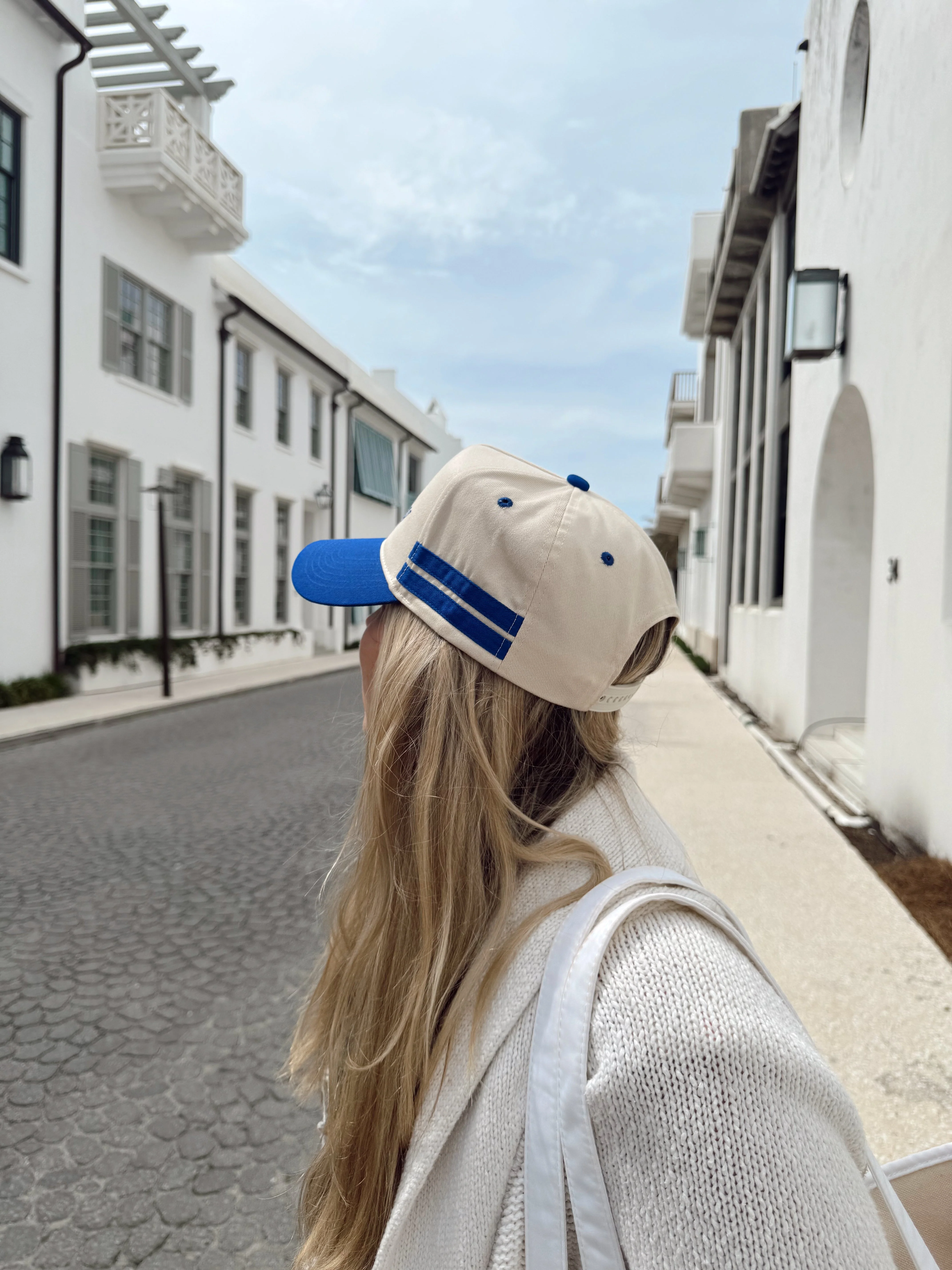 Booked and Busy - Royal Blue Vintage Trucker Hat - Image 7