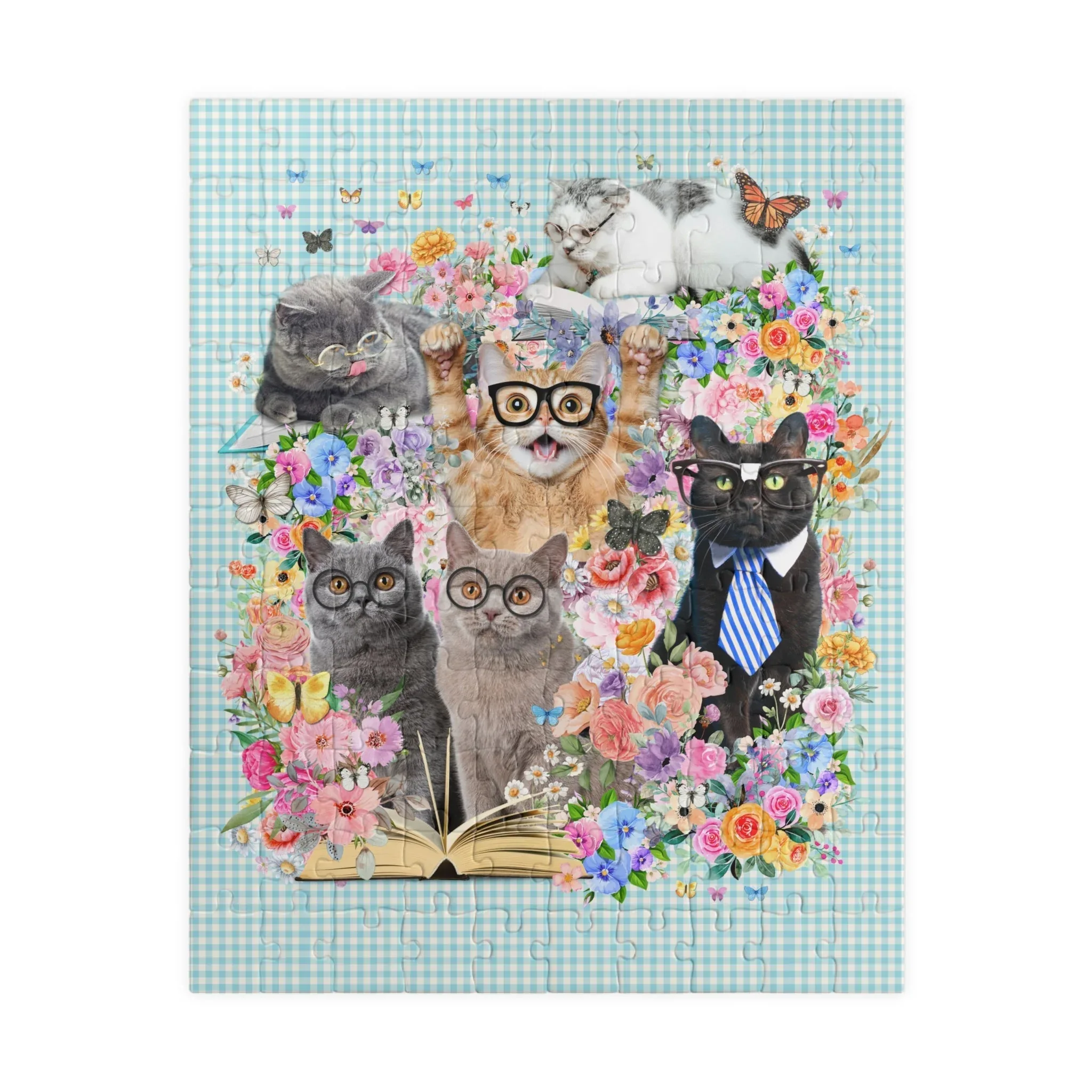 Bookish Cat Teacher Puzzle