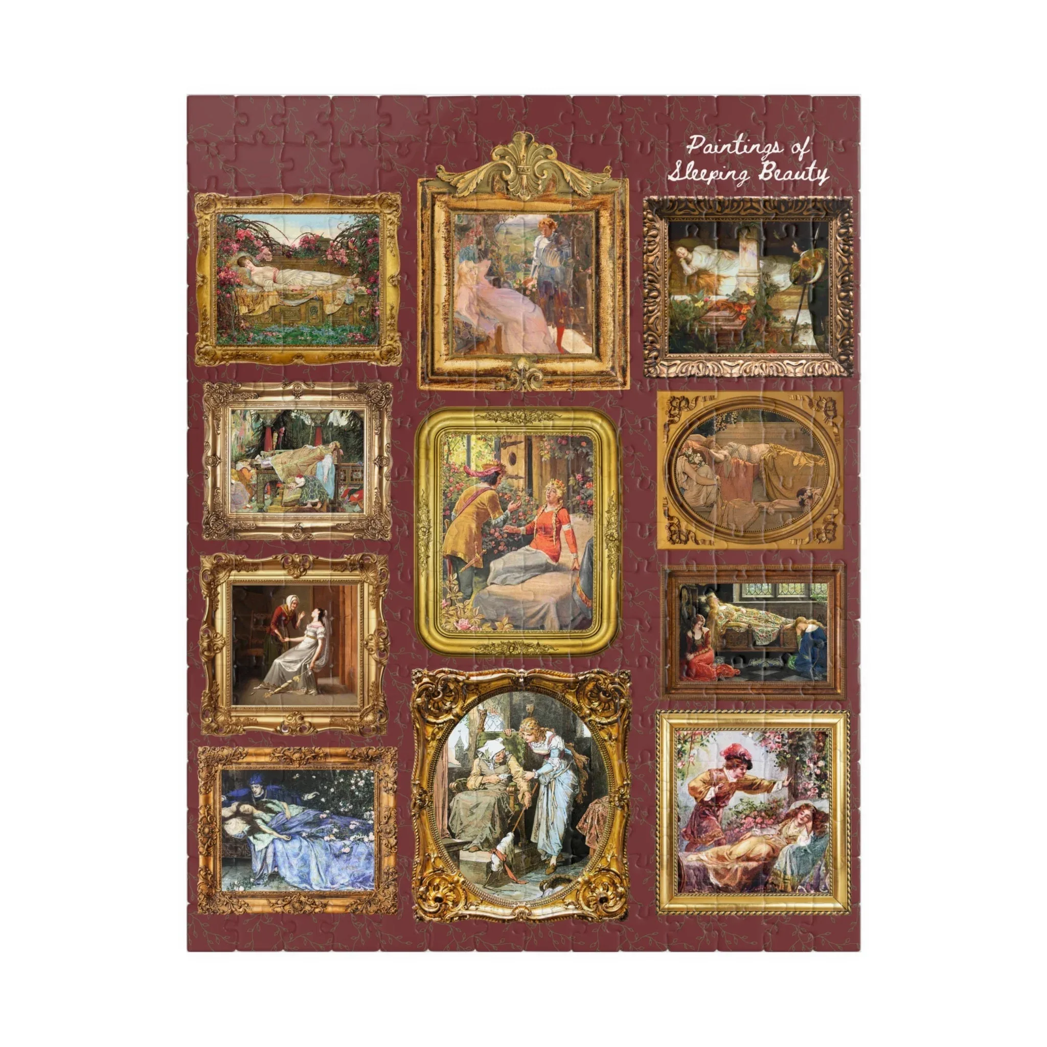 Bookish Fairy Tale Art History Puzzle: Paintings of Sleeping Beauty - Image 2
