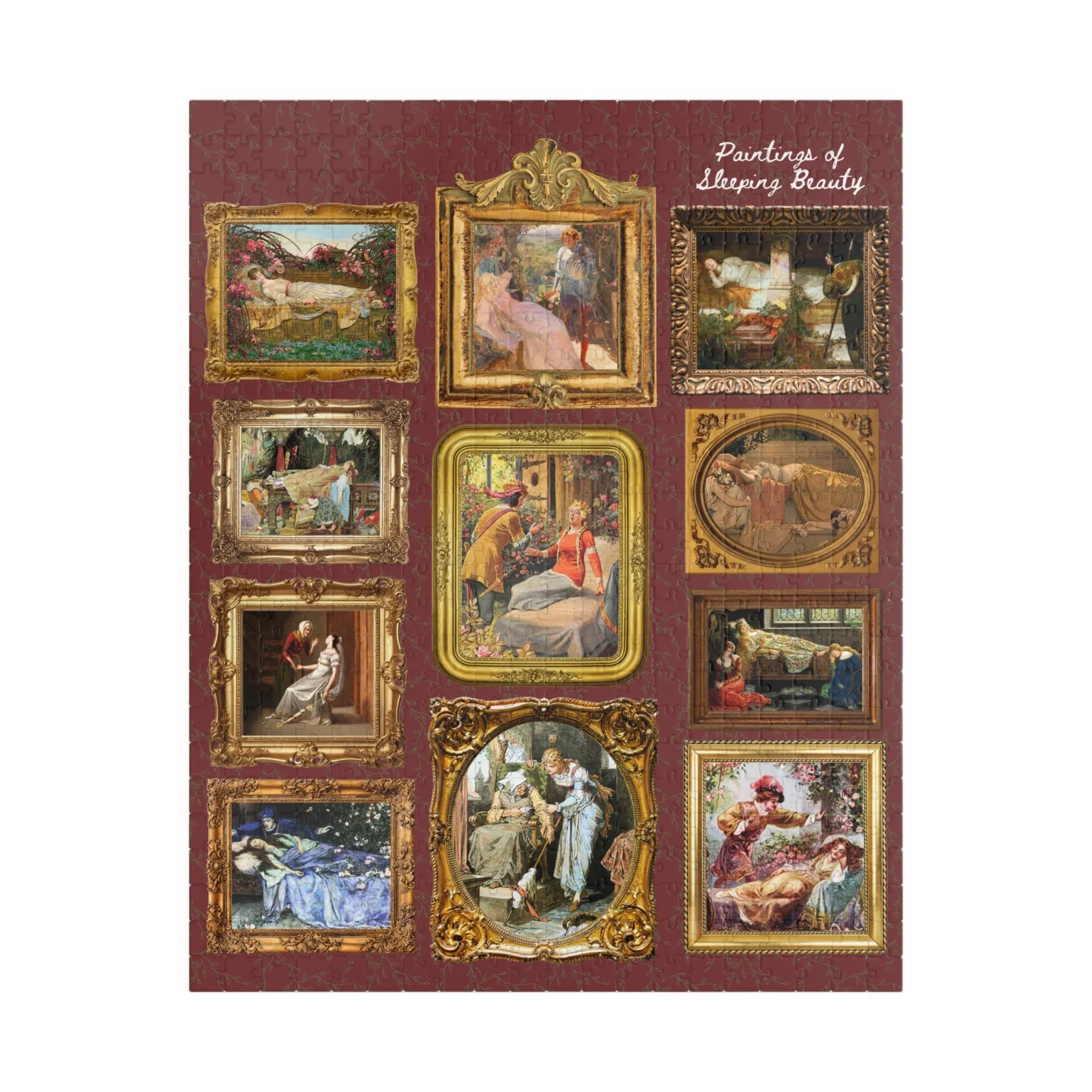 Bookish Fairy Tale Art History Puzzle: Paintings of Sleeping Beauty - Image 3