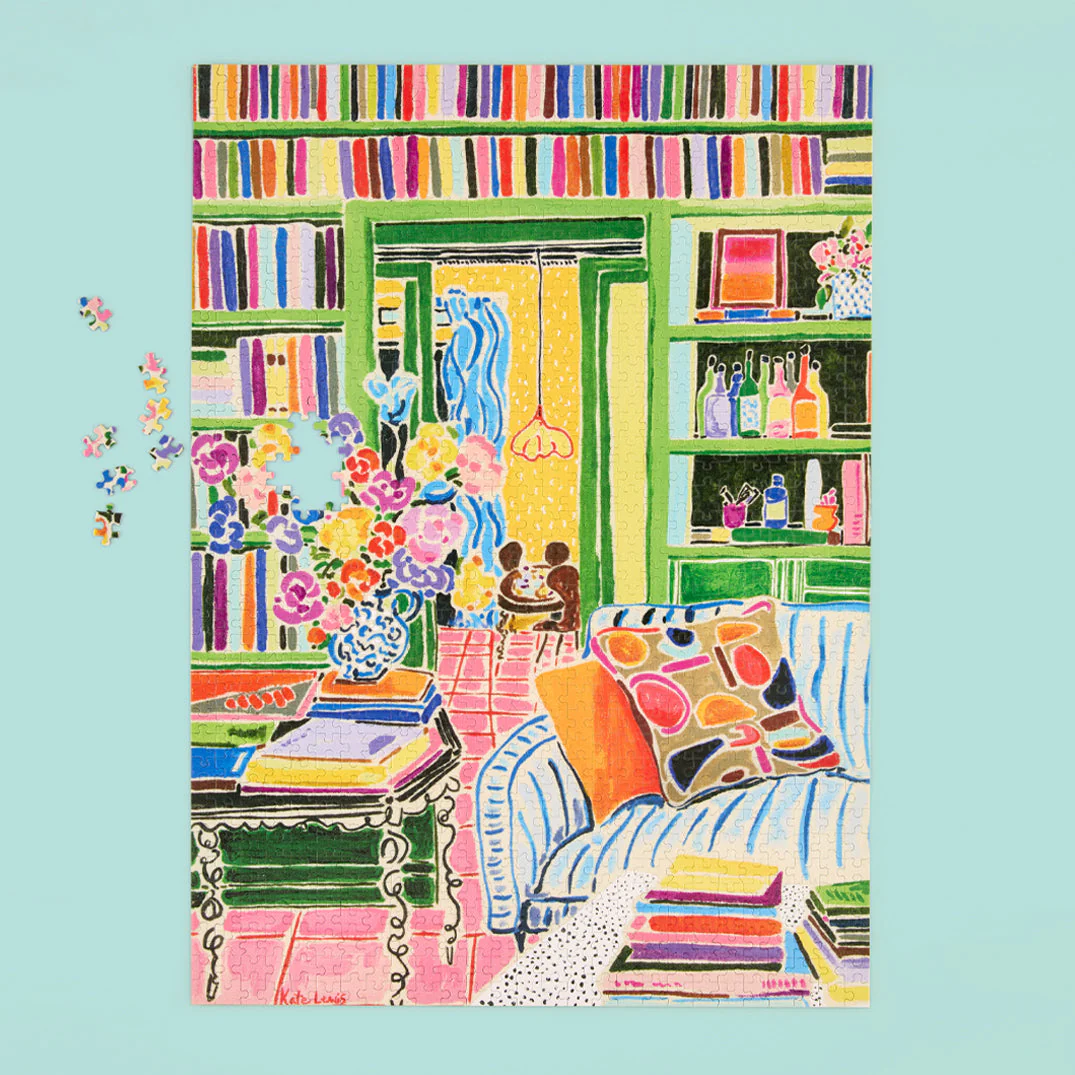 Books & Bouquets 1000 Piece Puzzle - Image 2