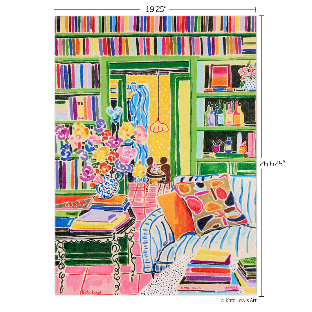 Books & Bouquets 1000 Piece Puzzle - Image 5