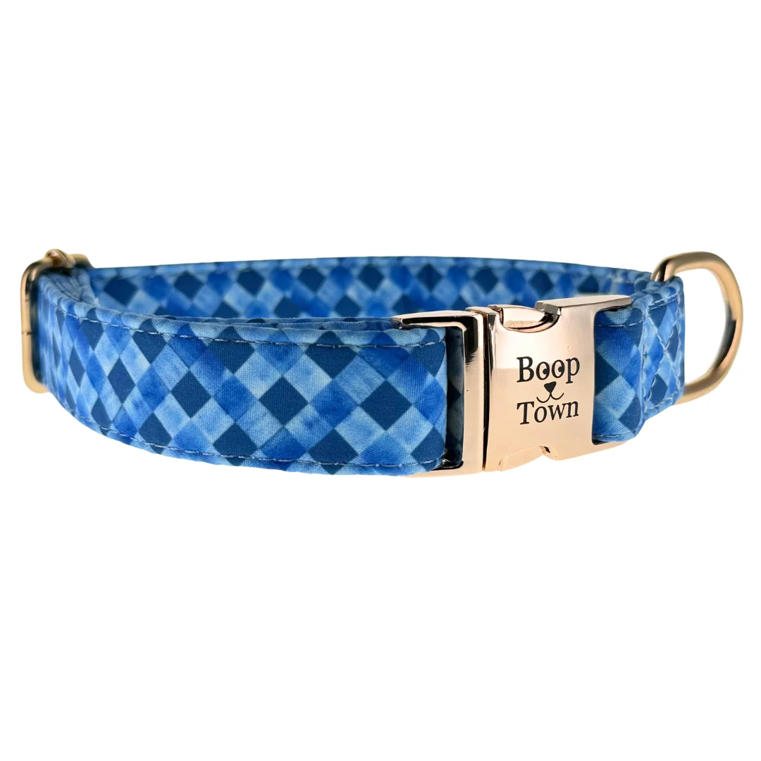 Boop Town Durable Soft Cotton Dog Collar With Nylon Core Quick Release Metal Buckle Adjustable for Girls Boys Small Medium Large Comfortable Pet Products Reduces Hair Matting Gold Tone Zinc Alloy Hardware - Image 23