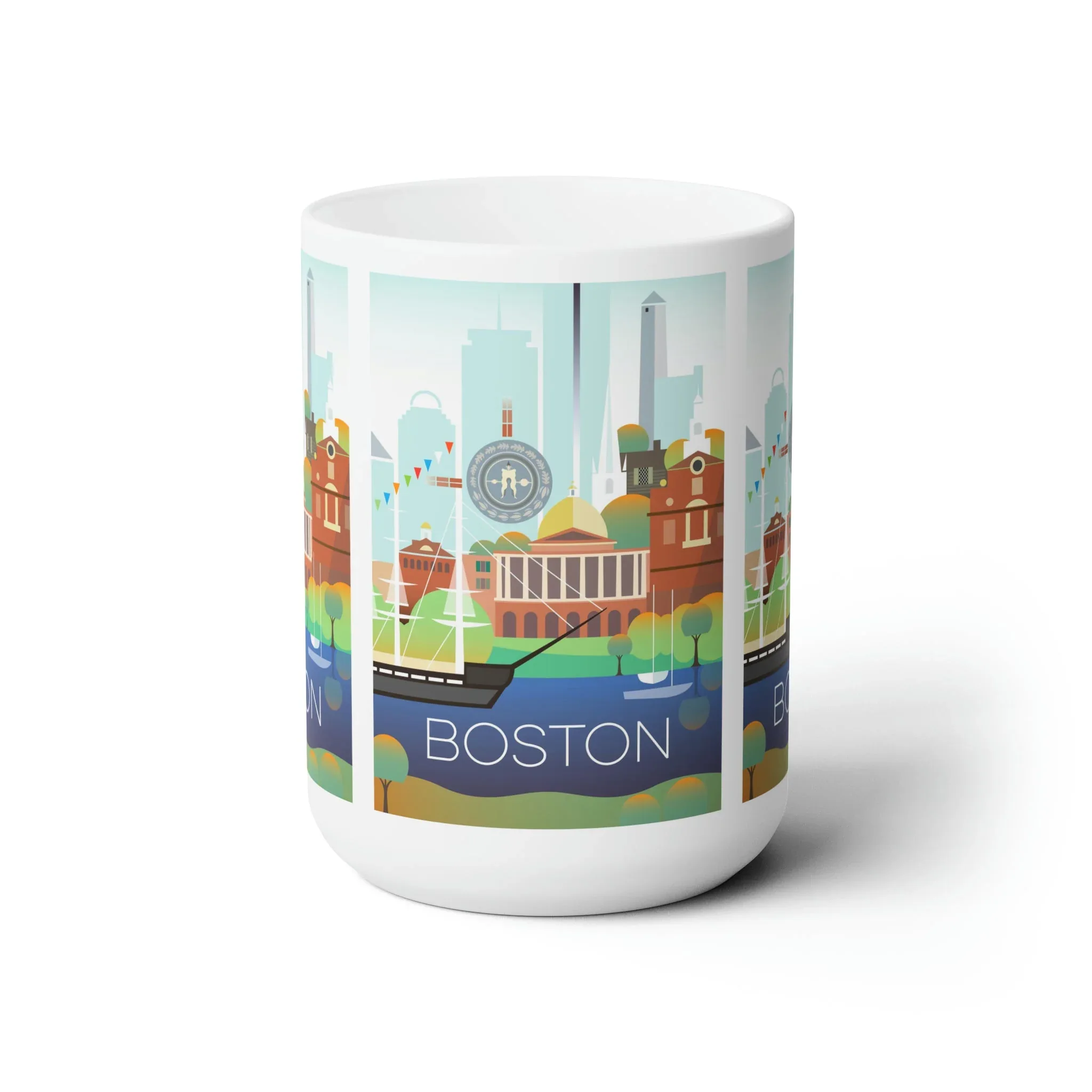 Boston Ceramic Mug 11oz or 15oz - Image 2