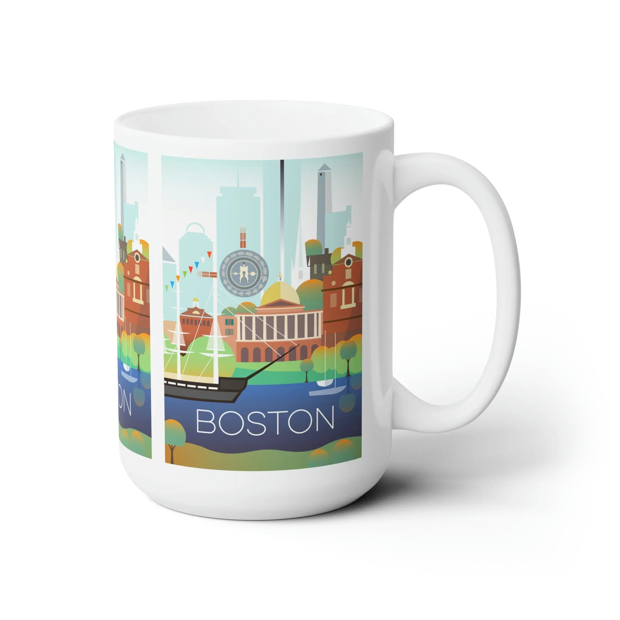 Boston Ceramic Mug 11oz or 15oz - Image 3
