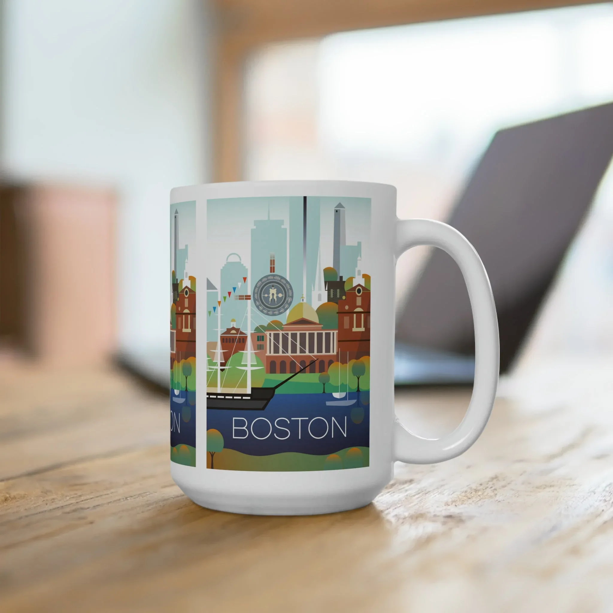 Boston Ceramic Mug 11oz or 15oz - Image 4