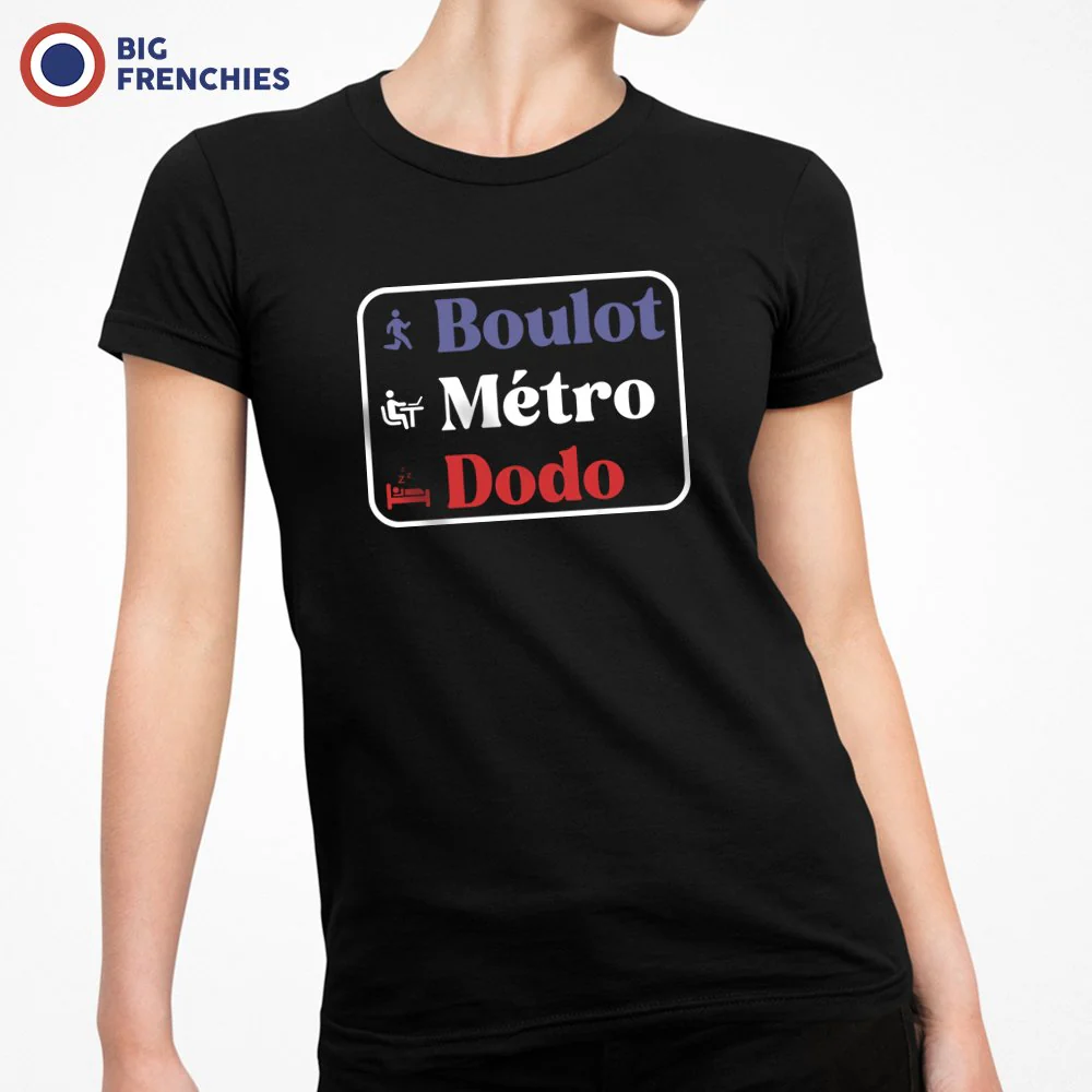 Boulot, Métro, Dodo Women's Organic Cotton Tee - Image 3