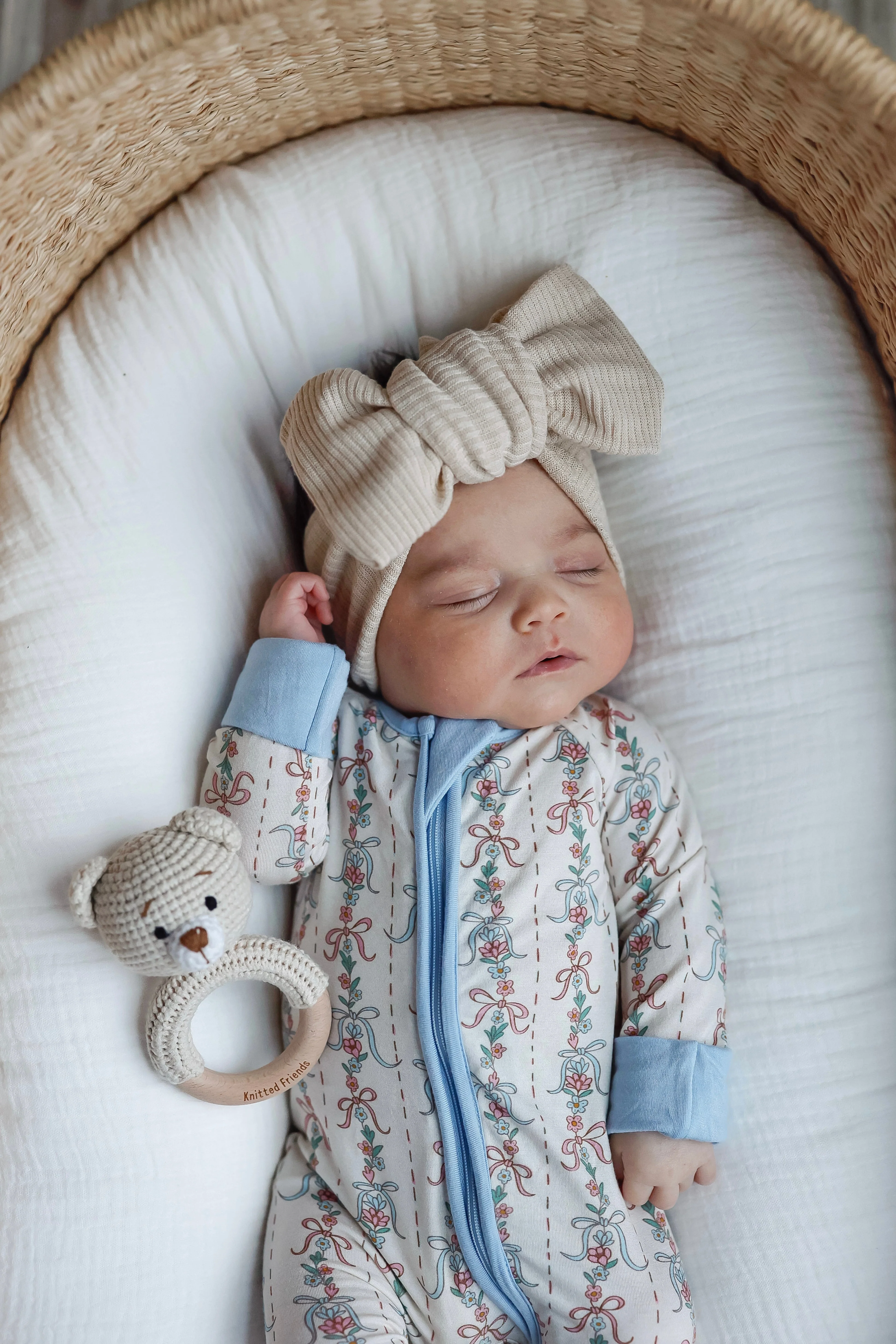 Bow Blossom (Convertible Zip Footies) - Image 3