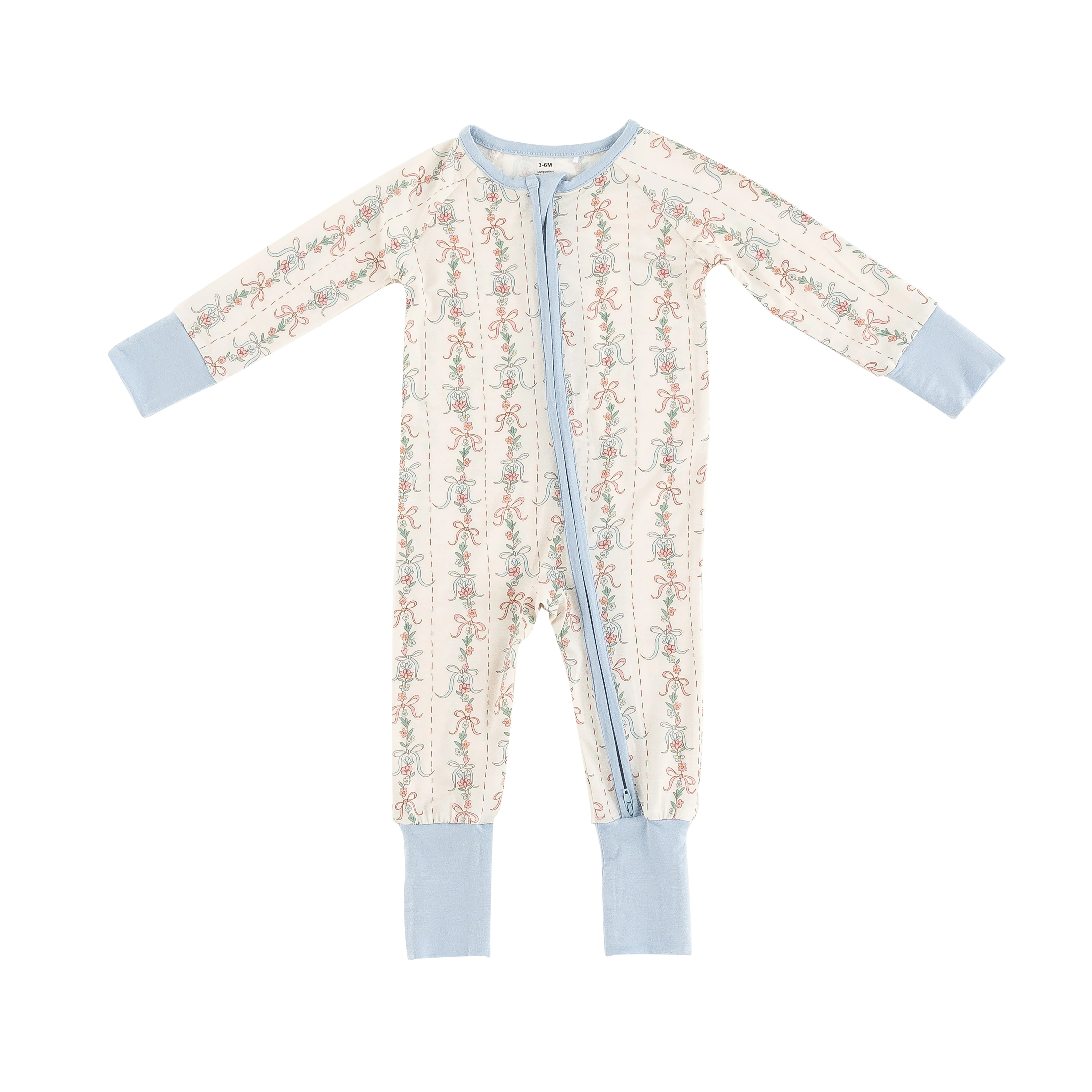 Bow Blossom (Convertible Zip Footies) - Image 6