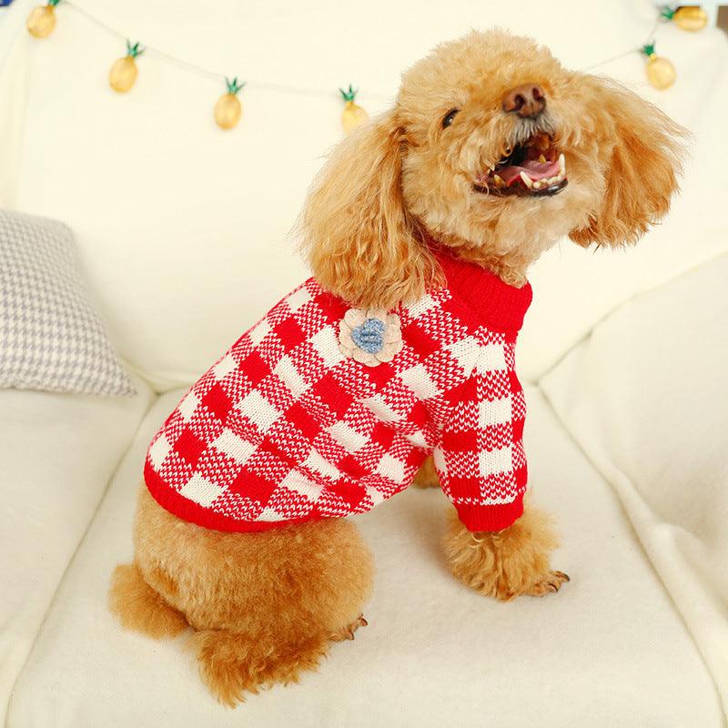 Bowknot Knit Sweater Pet Costume - Image 14
