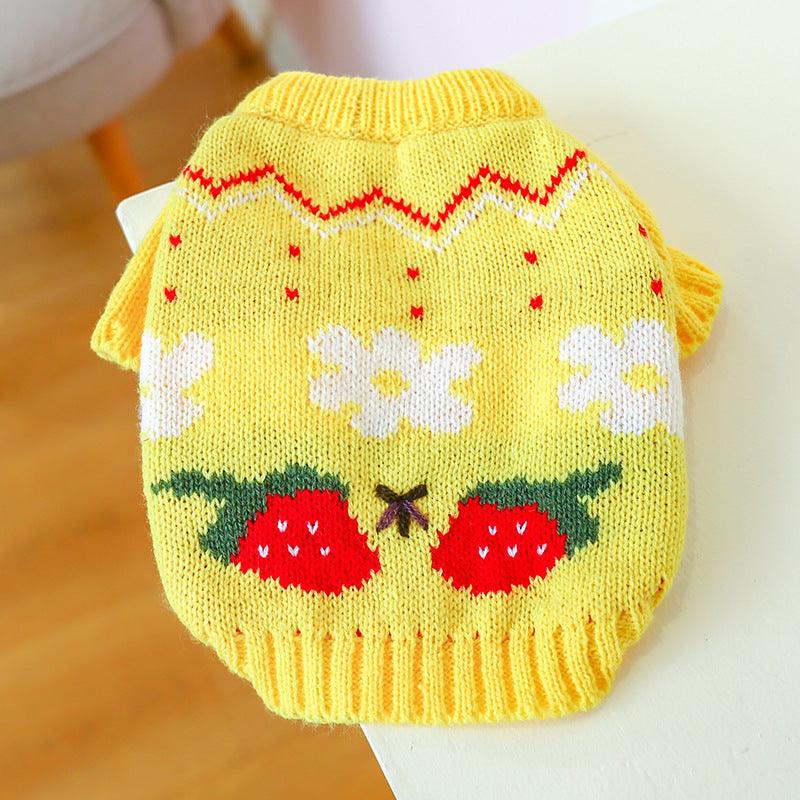 Bowknot Knit Sweater Pet Costume - Image 4