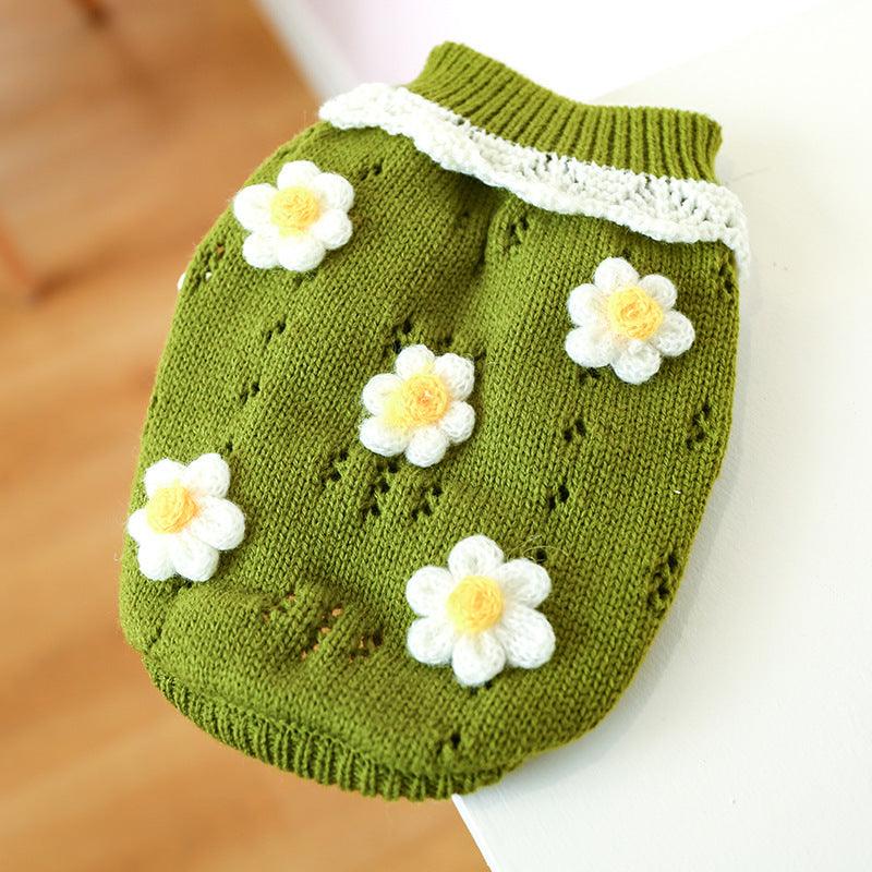 Bowknot Knit Sweater Pet Costume - Image 6