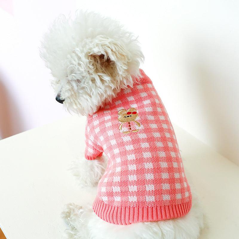 Bowknot Knit Sweater Pet Costume - Image 7