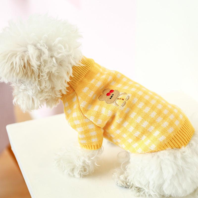 Bowknot Knit Sweater Pet Costume - Image 8