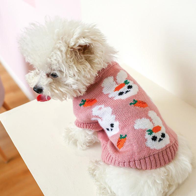Bowknot Knit Sweater Pet Costume - Image 9