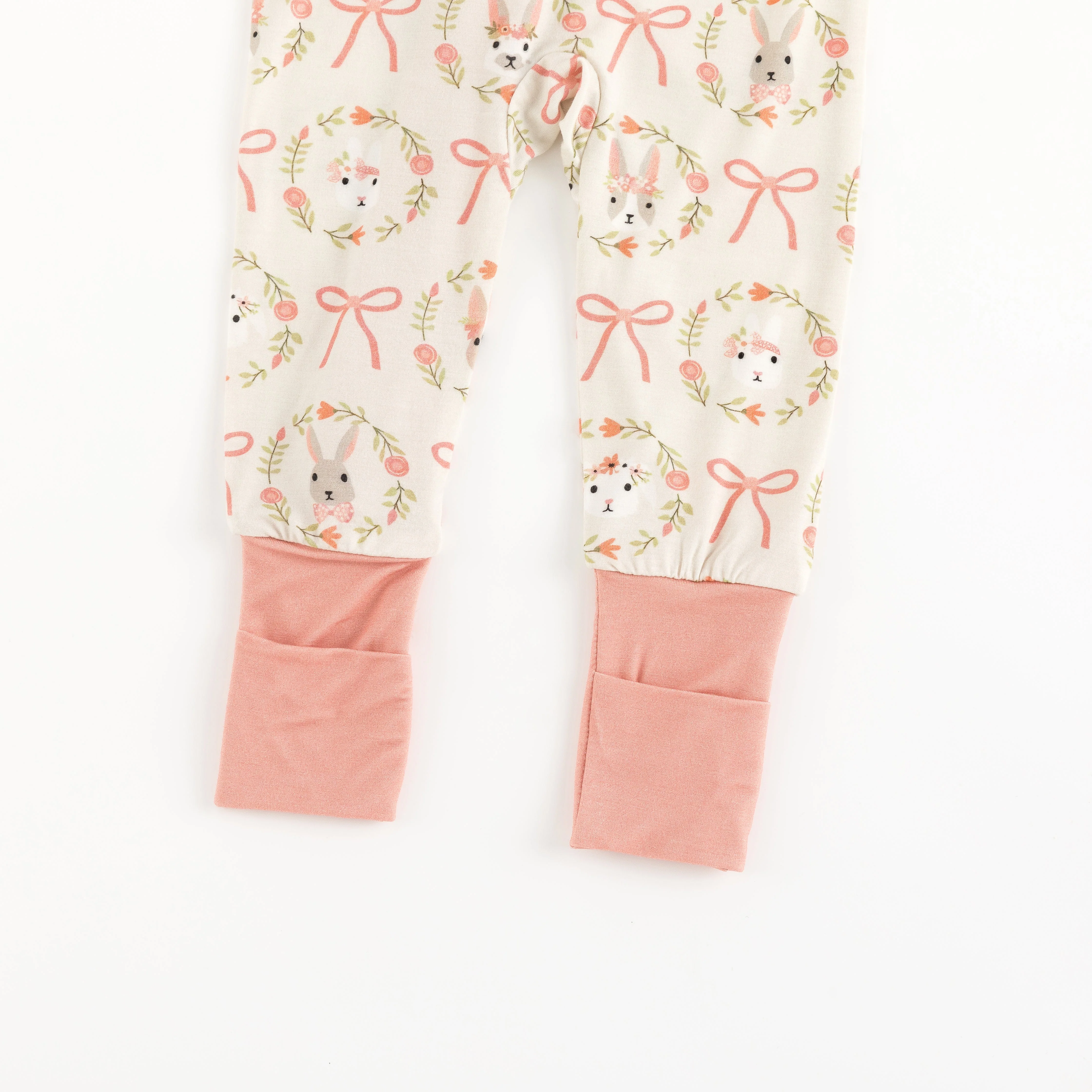 Bows & Bunnies (Convertible Zip Footies) - Image 10