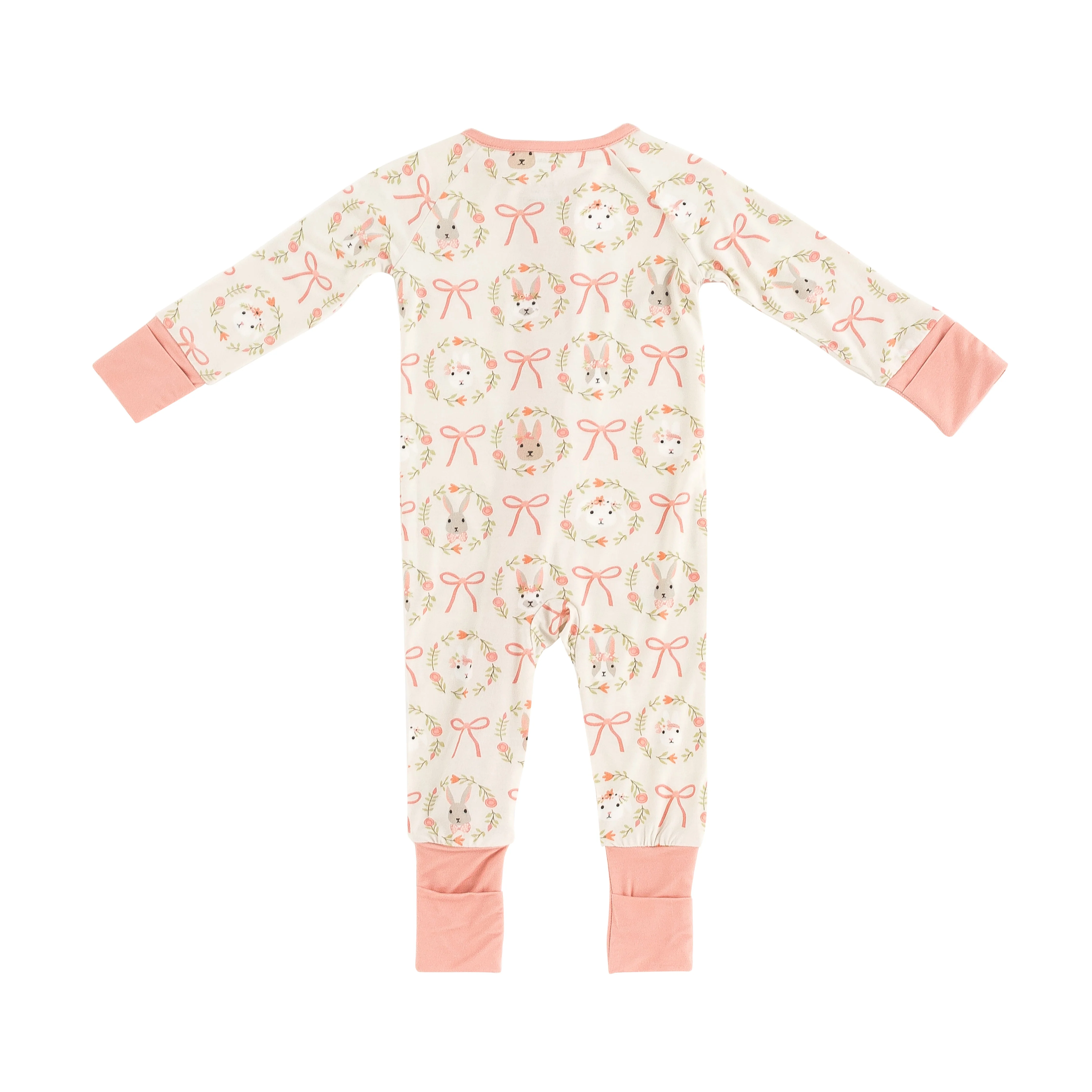 Bows & Bunnies (Convertible Zip Footies) - Image 11