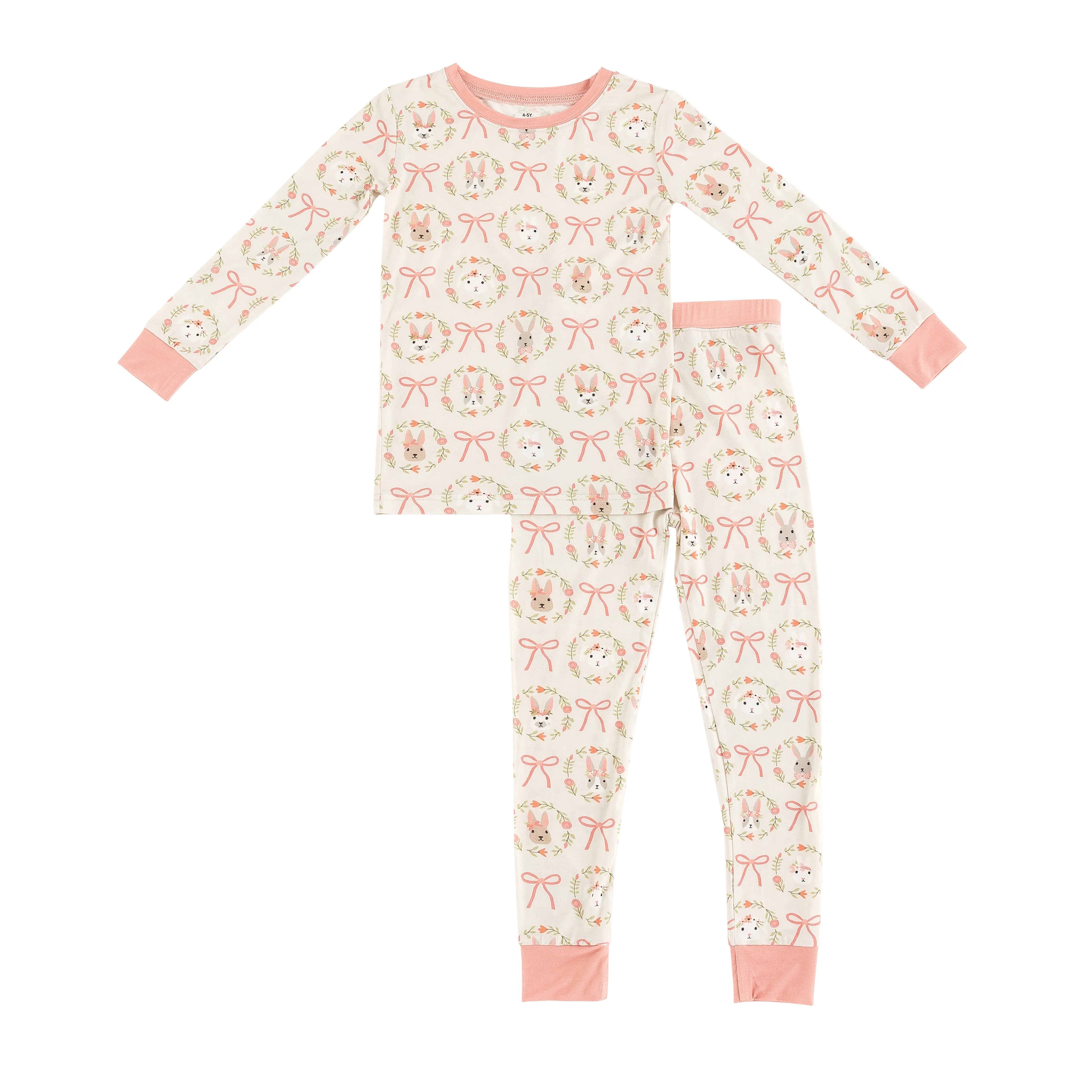 Bows & Bunnies (Long Sleeve PJ) - Image 2