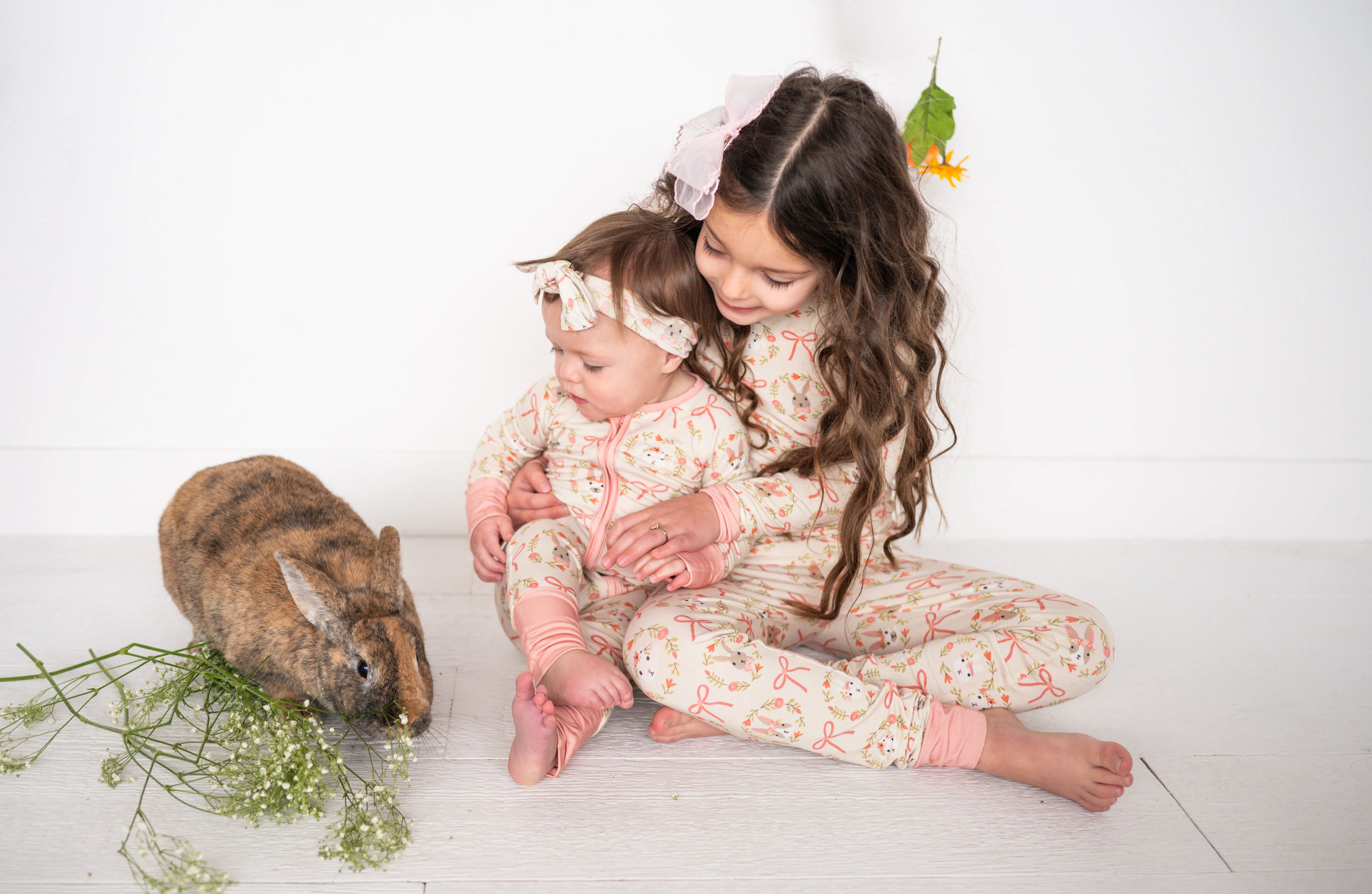 Bows & Bunnies (Long Sleeve PJ) - Image 3