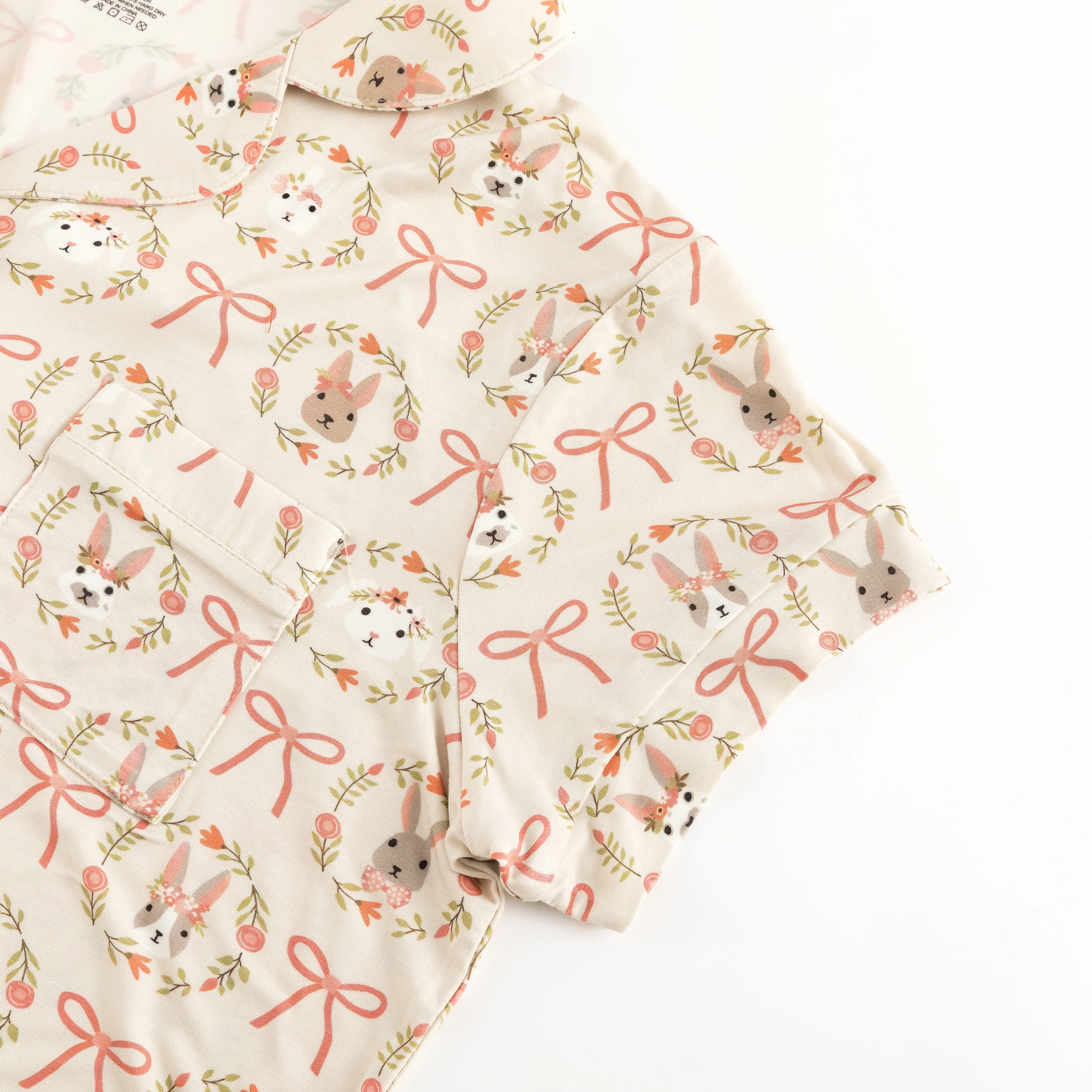 Bows & Bunnies (Women's Short Sleeve PJ) - Image 4