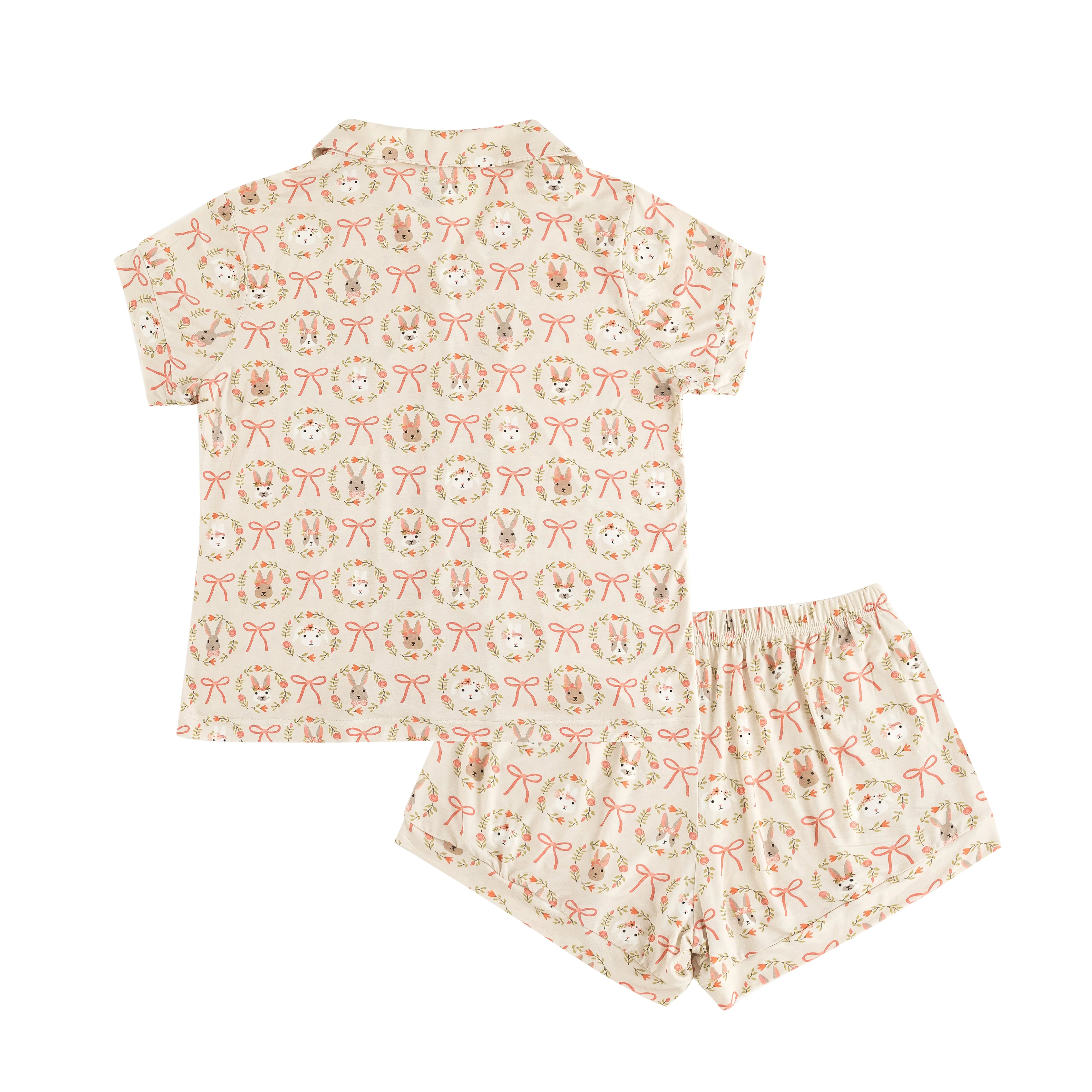 Bows & Bunnies (Women's Short Sleeve PJ) - Image 8