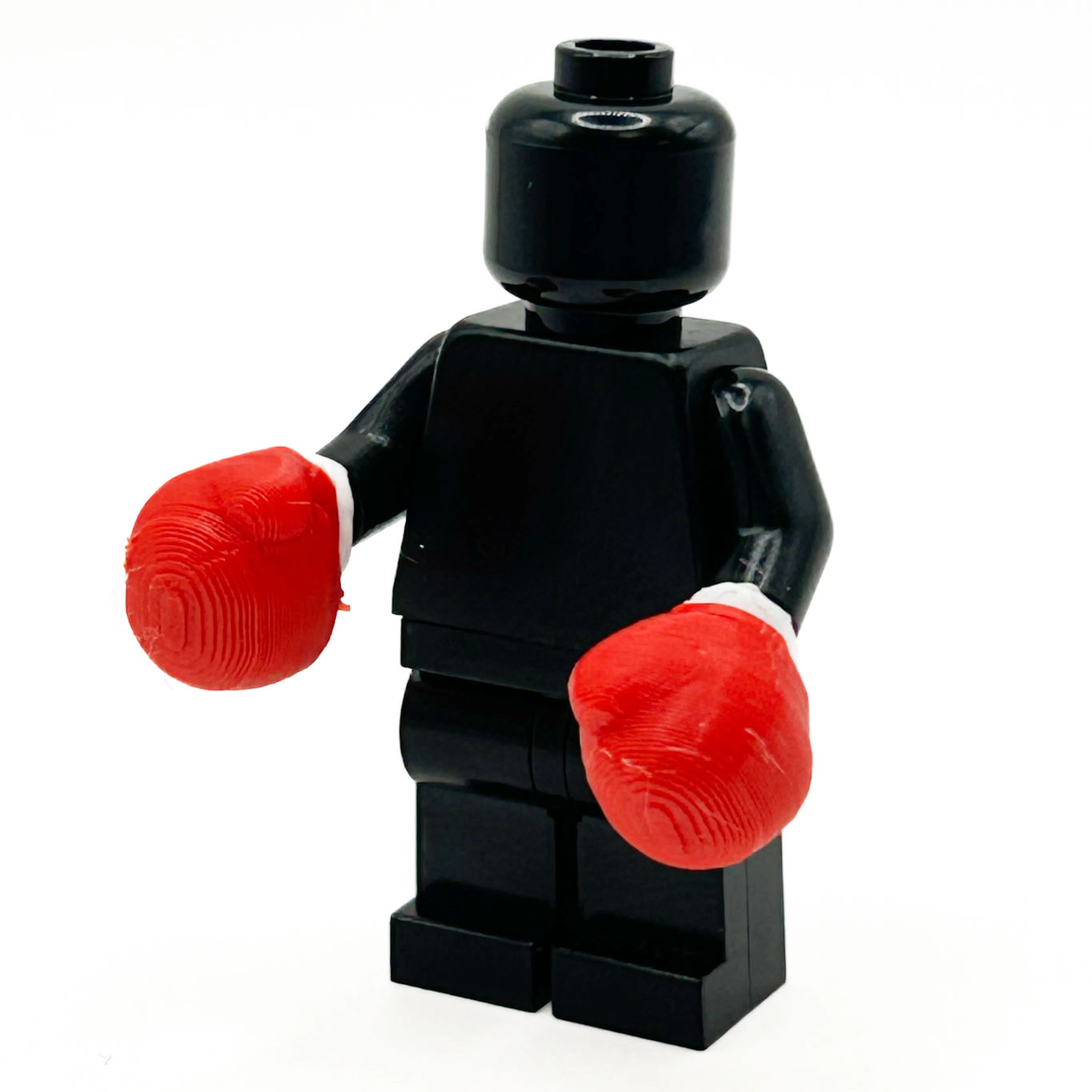 Boxing Gloves (Red/White) for Minifig [3D Printed] - Image 2